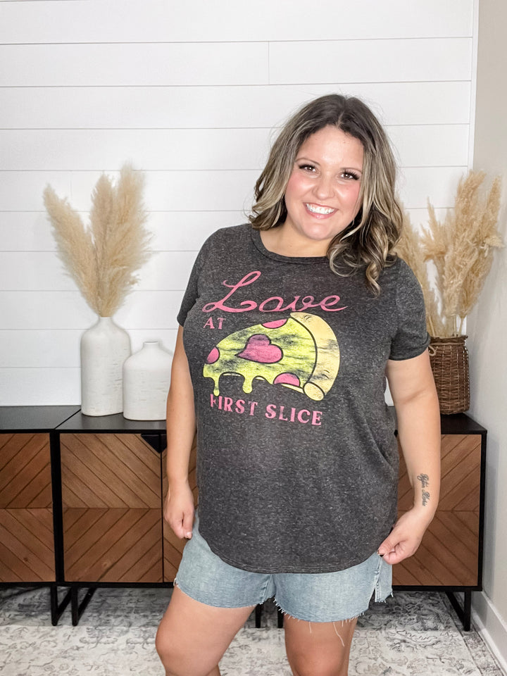 "Love At First Slice" Graphic Tee