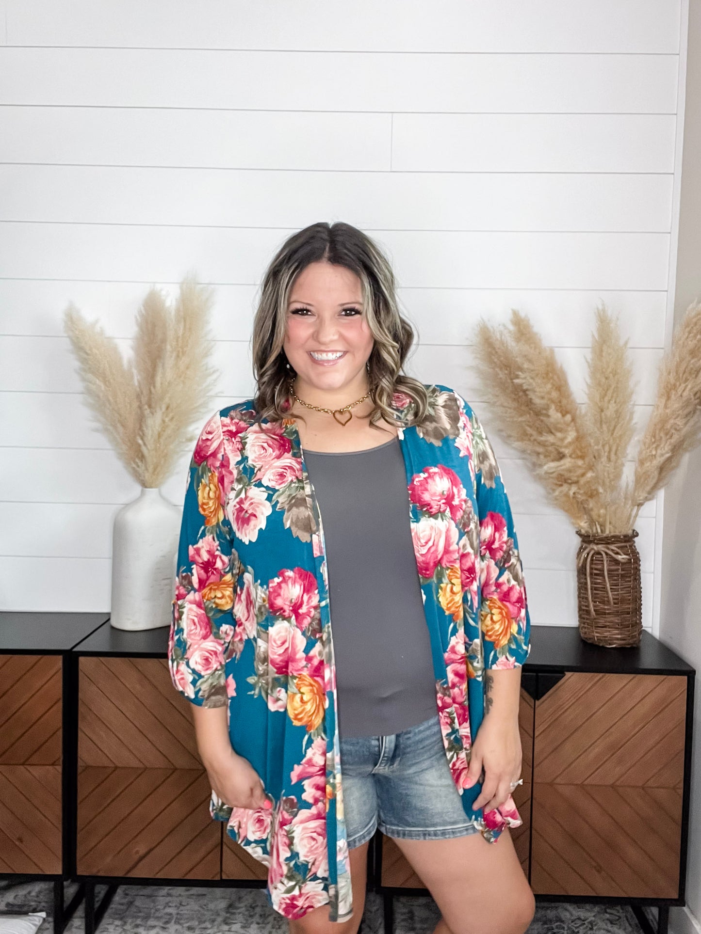Opie 3/4 sleeve Cardigan