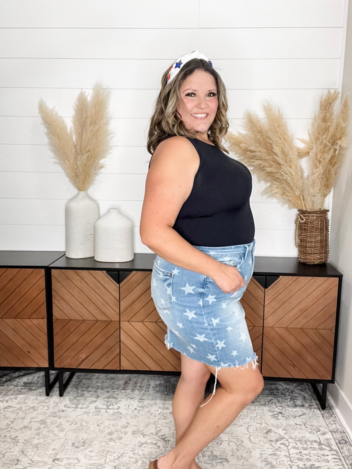 Judy Blue Stars and Stripes Skirt