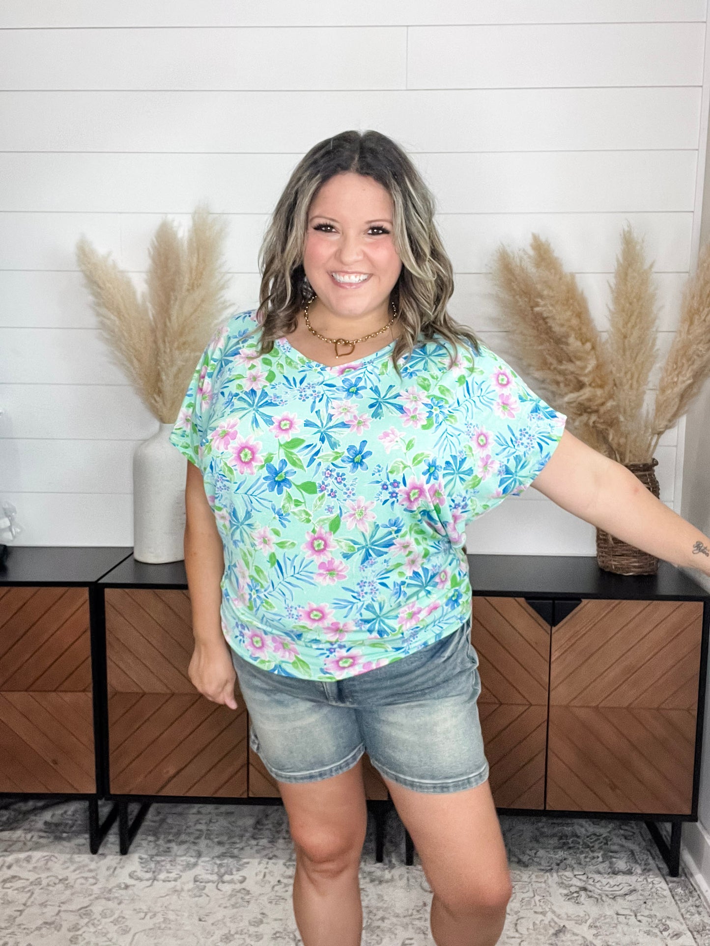"Trickle" V-Neck Dolman
