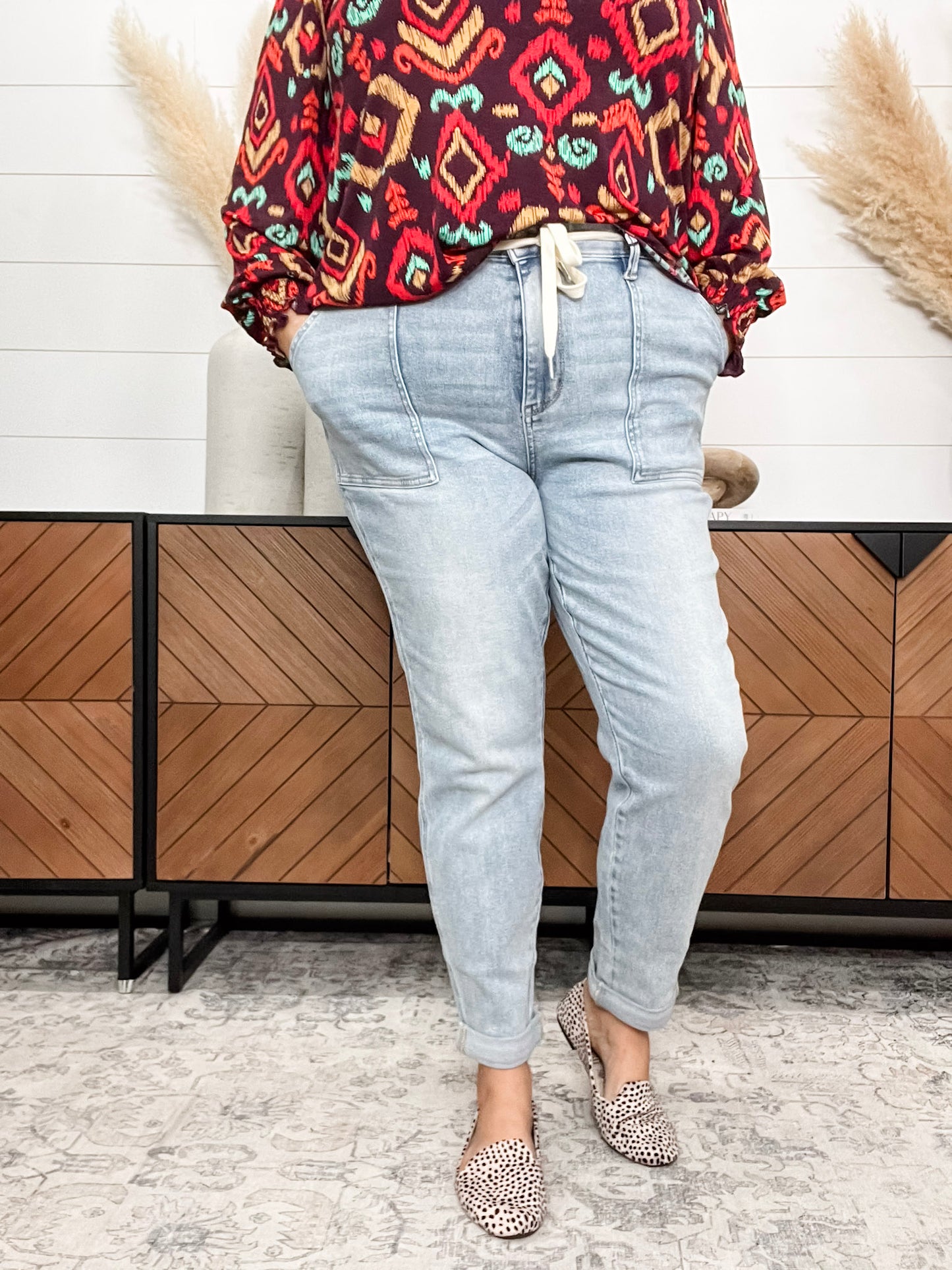Judy Blue "She's Vintage" Denim Joggers