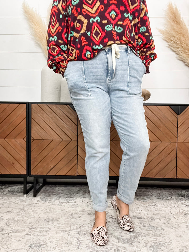 Judy Blue "She's Vintage" Denim Joggers