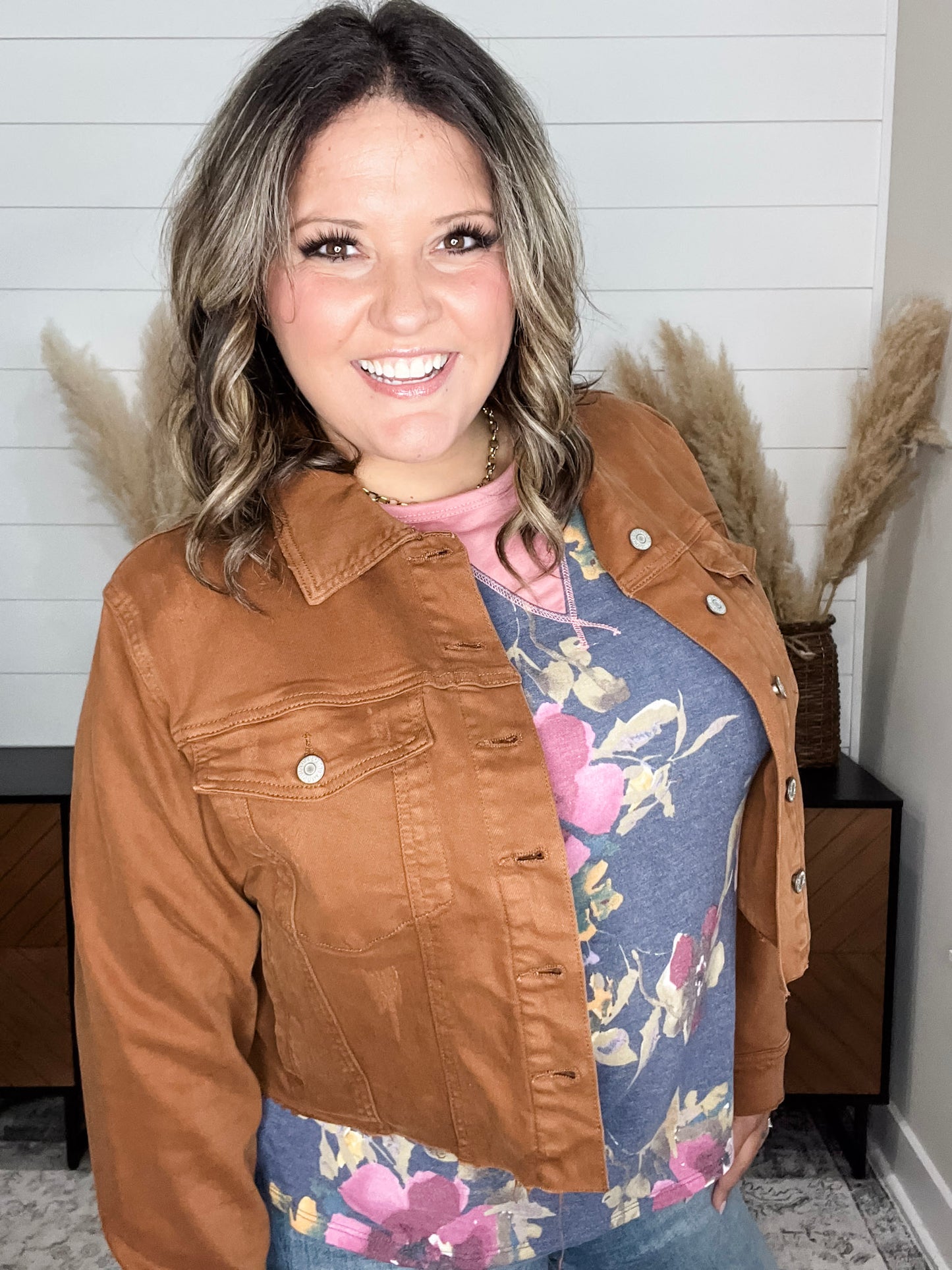 Judy Blue Jacket Camel