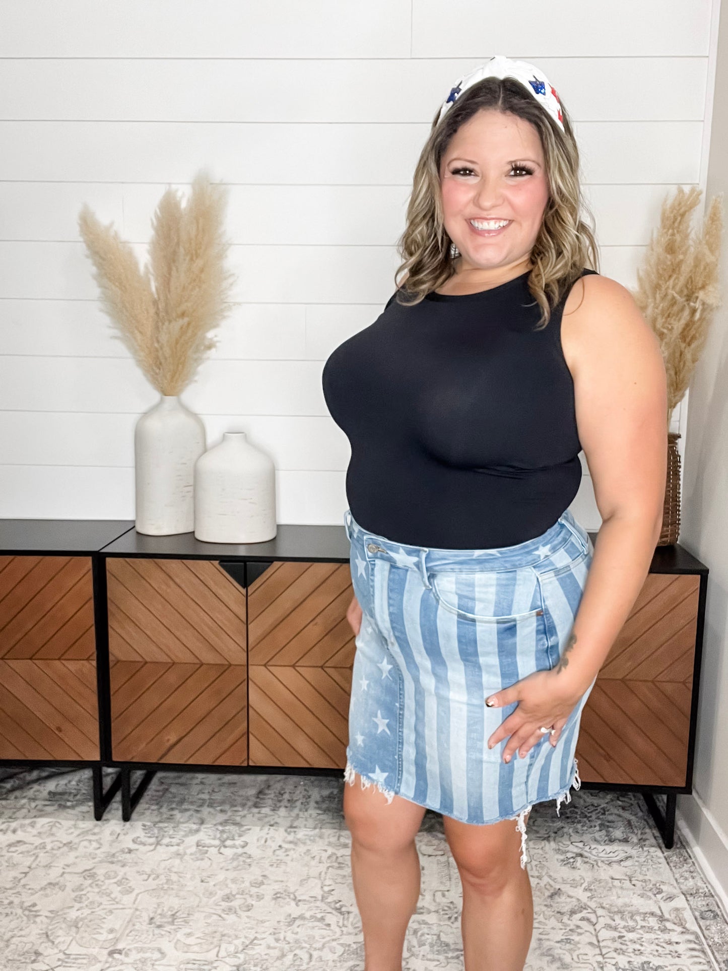 Judy Blue Stars and Stripes Skirt