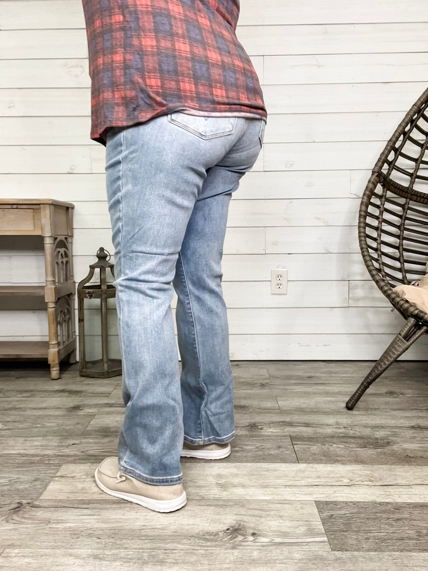Judy Blue “Whiteout” Bootcut Therma Denim