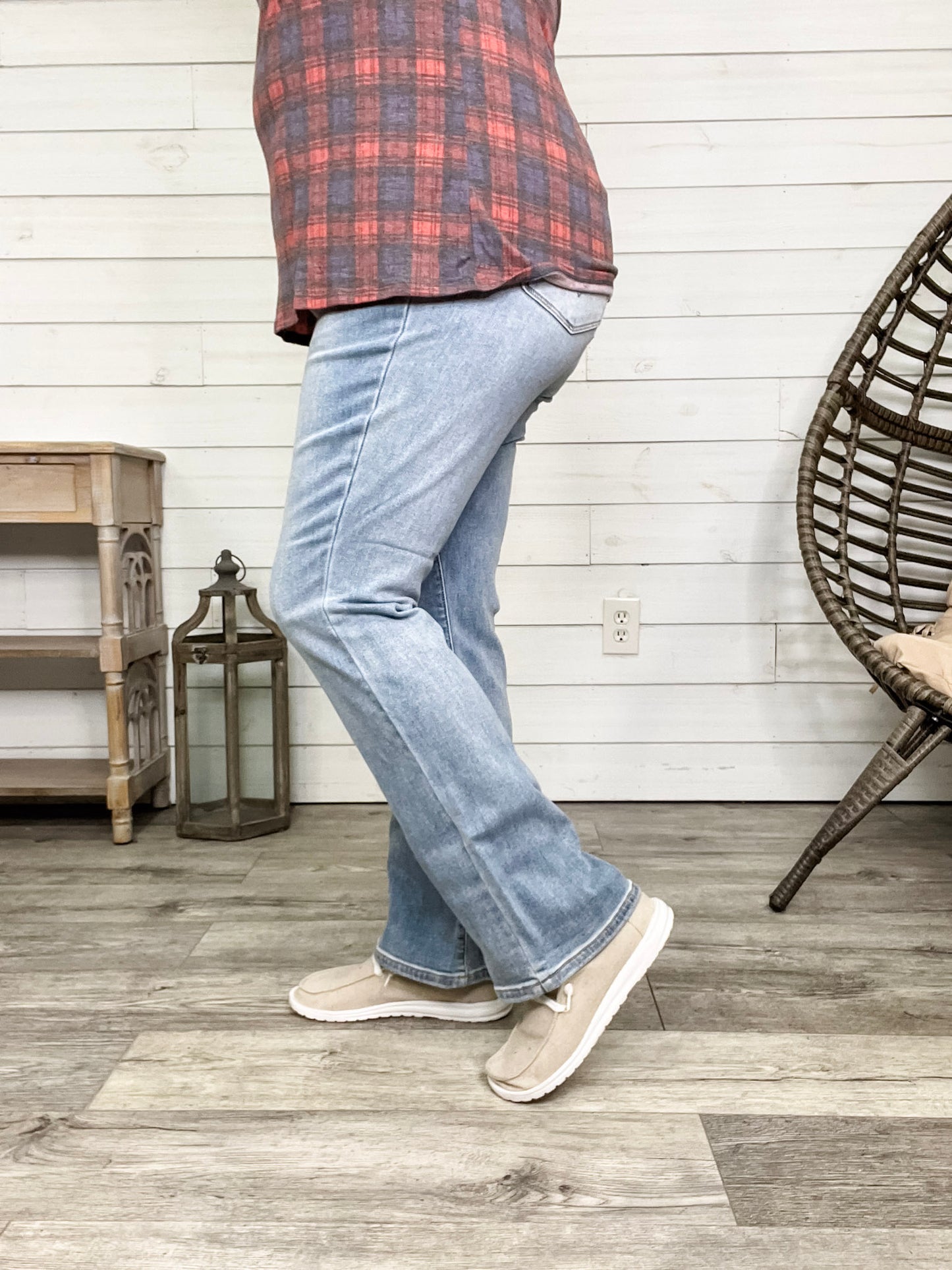 Judy Blue “Whiteout” Bootcut Therma Denim