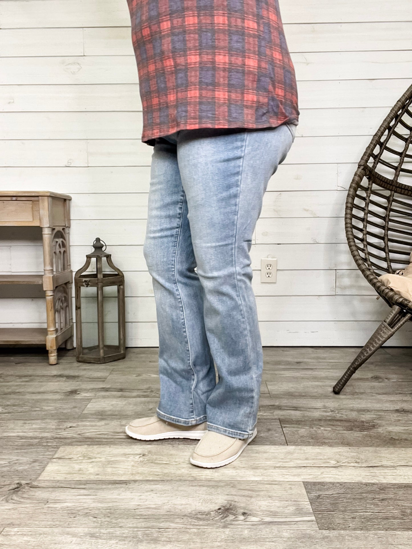 Judy Blue “Whiteout” Bootcut Therma Denim