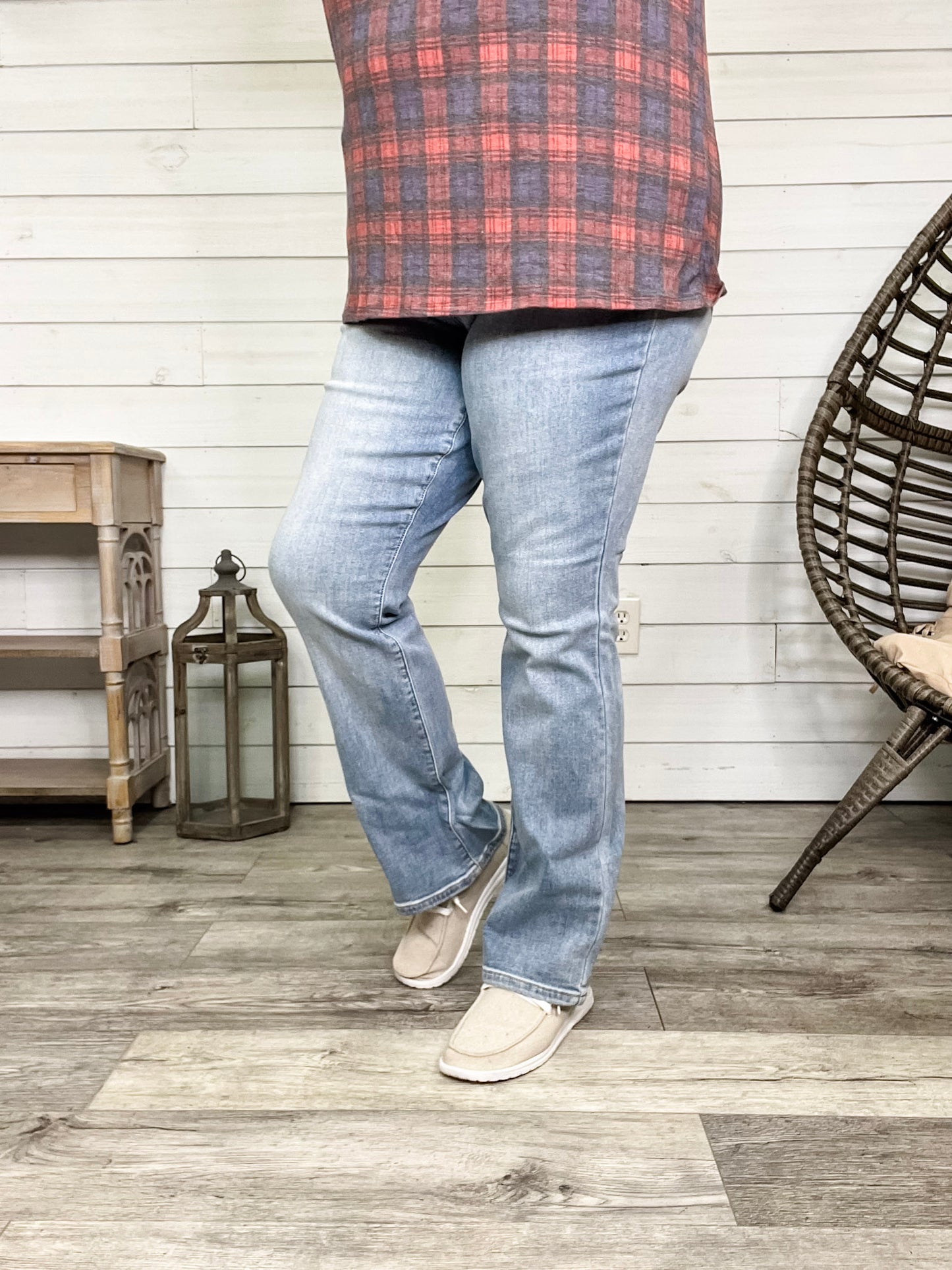 Judy Blue “Whiteout” Bootcut Therma Denim