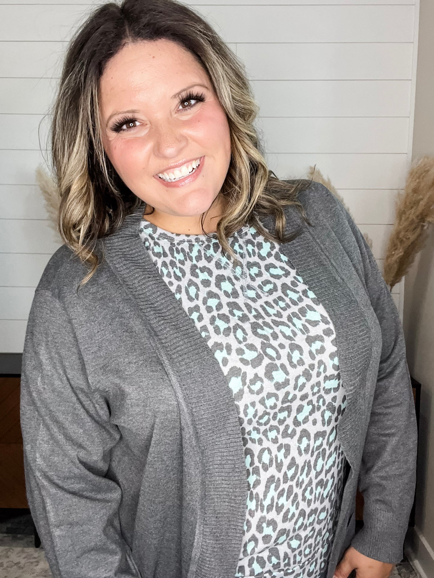 "This Time Around" Cardigan (Charcoal)