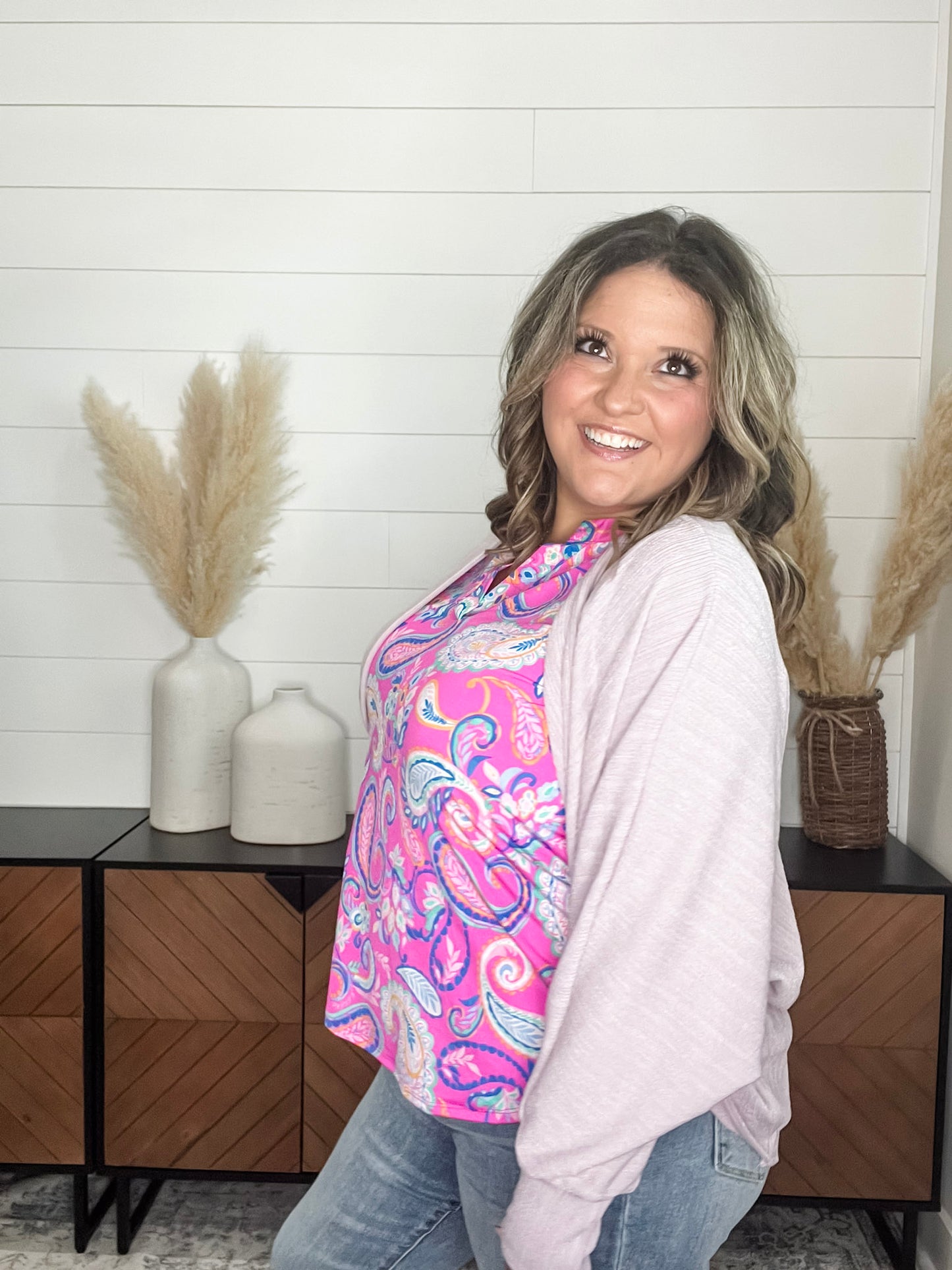 Doorbuster "Devlynn" Balloon Sleeve Cardigan