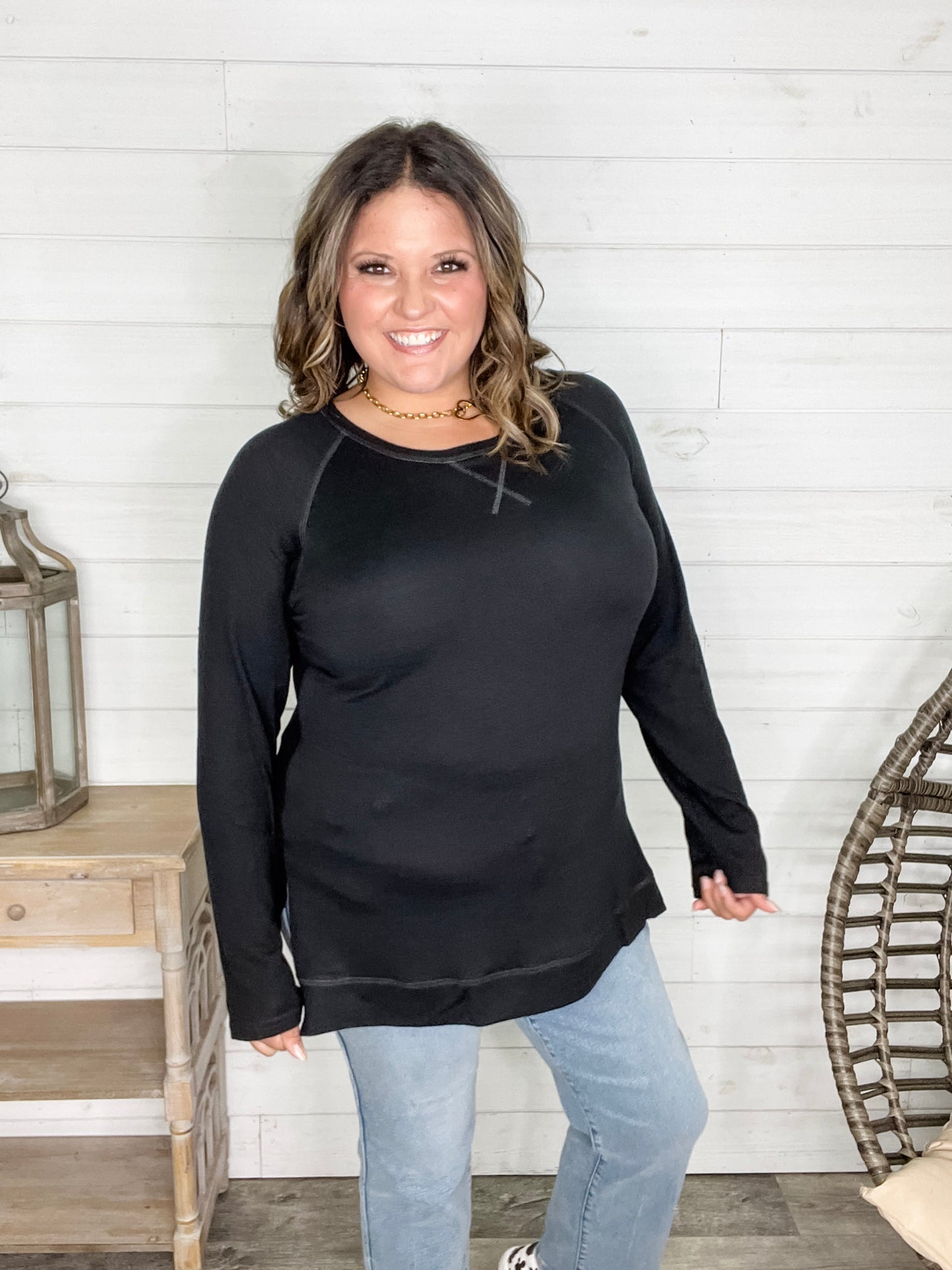 "Yup Thats The One" Long Sleeve Weekender (Black)