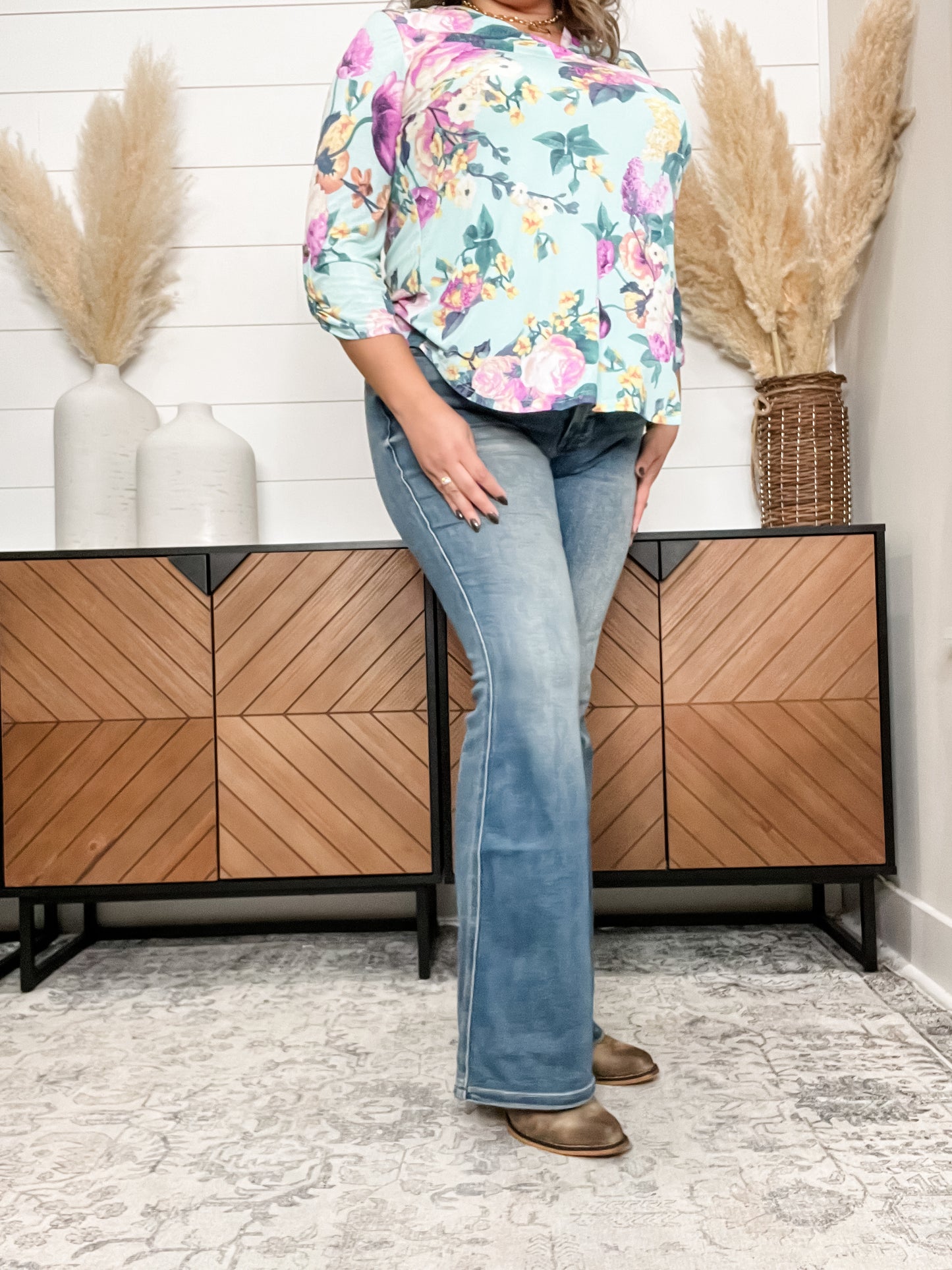 Judy Blue "Stanley" Tummy Control Flares