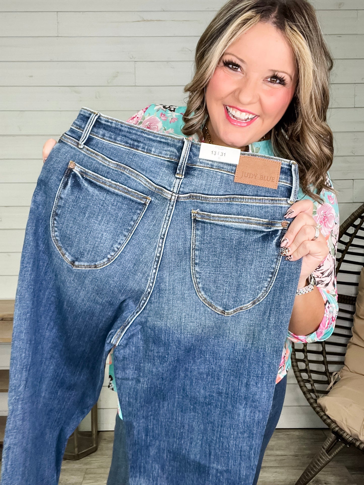 Judy Blue "Shady Lady" Slim Fit Jeans