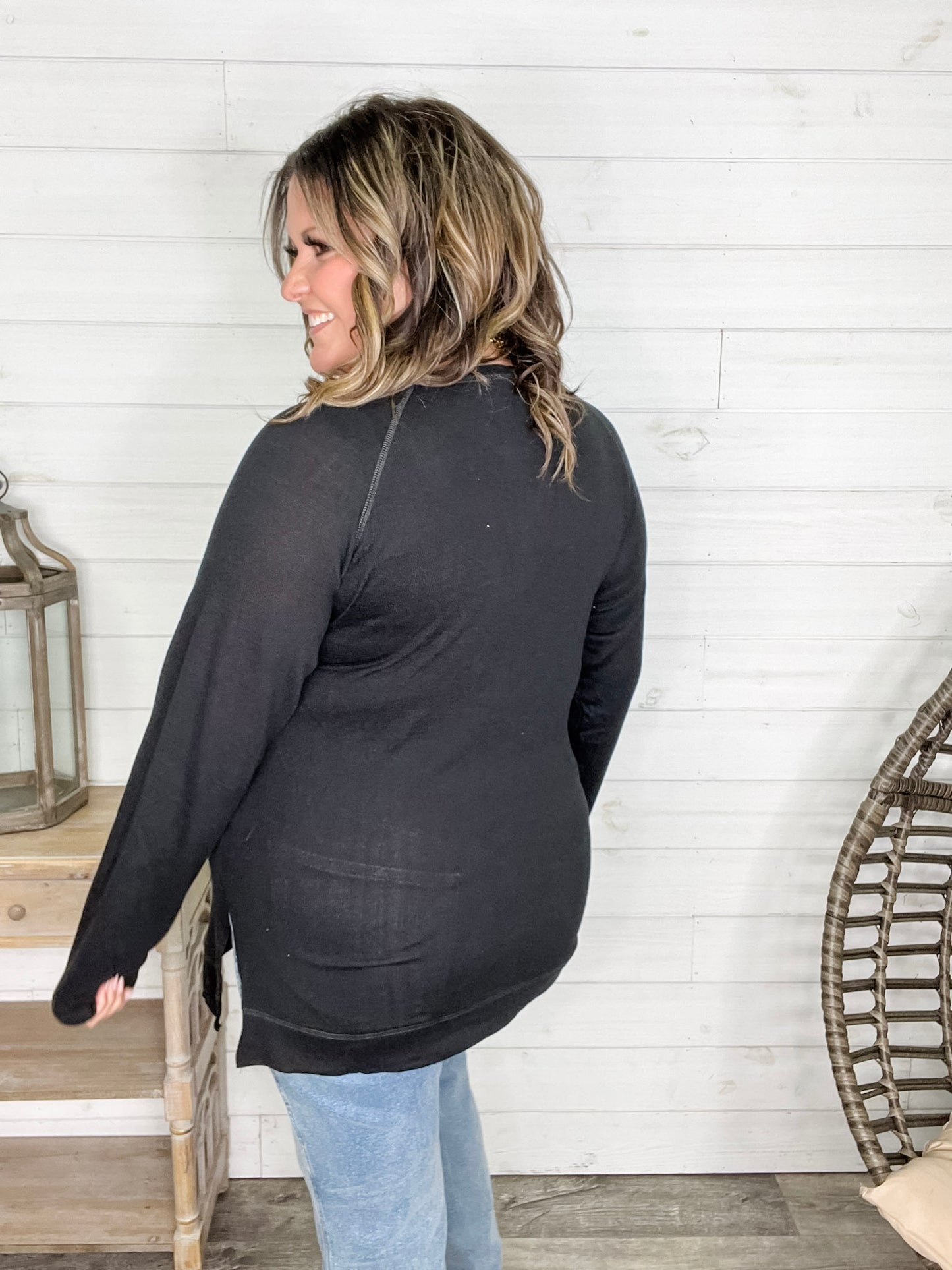 "Yup Thats The One" Long Sleeve Weekender (Black)
