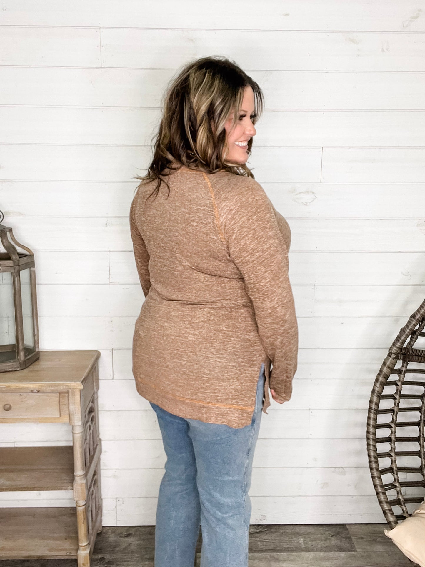 "Yup Thats The One" Long Sleeve Weekender (Brown)
