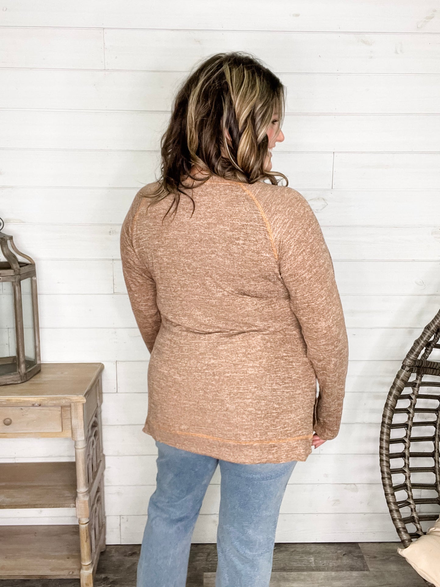 "Yup Thats The One" Long Sleeve Weekender (Brown)