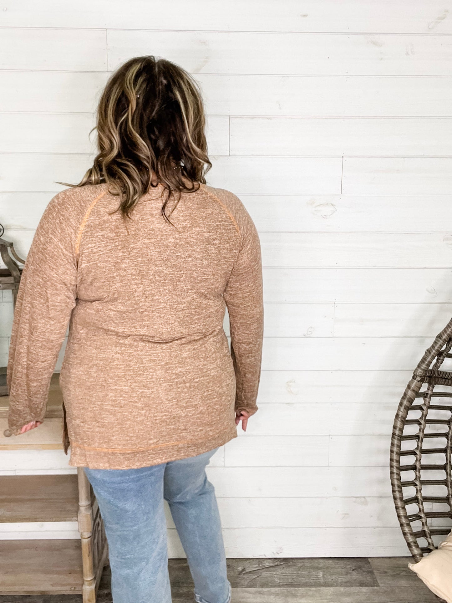 "Yup Thats The One" Long Sleeve Weekender (Brown)