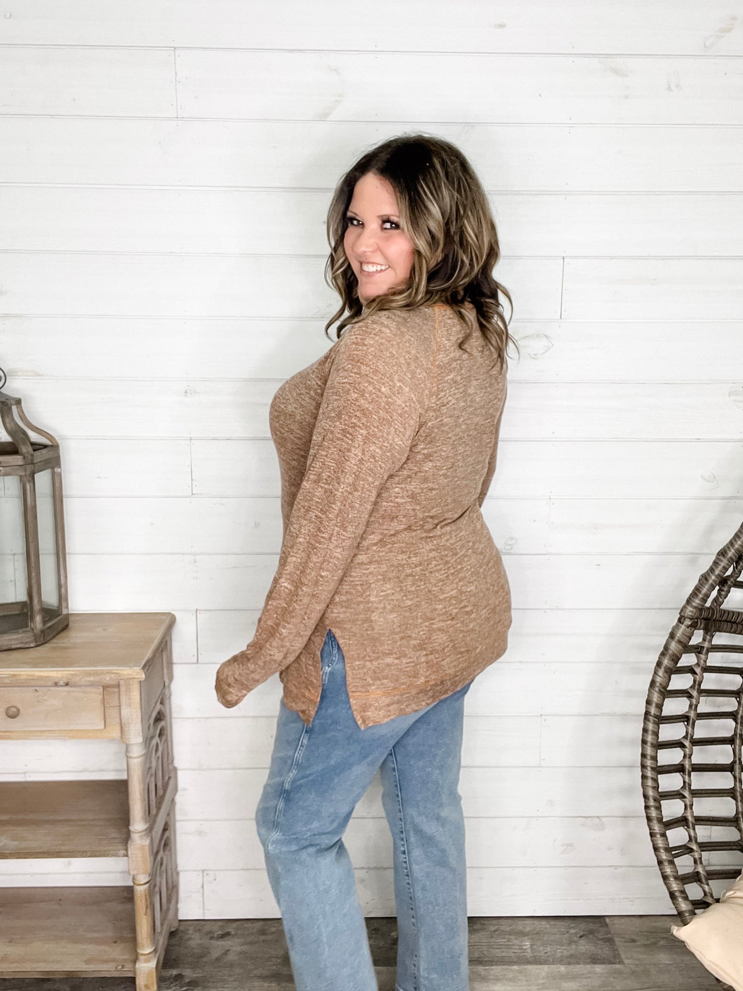 "Yup Thats The One" Long Sleeve Weekender (Brown)