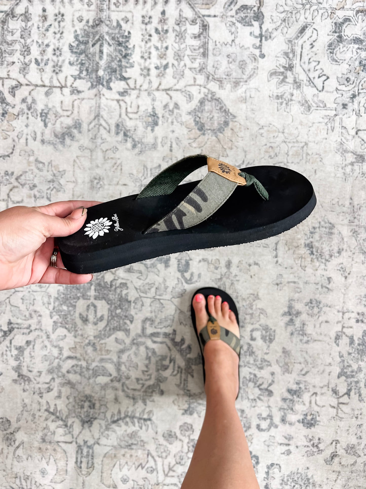 "Finwick" Flip Flop By Yellowbox (Camo)