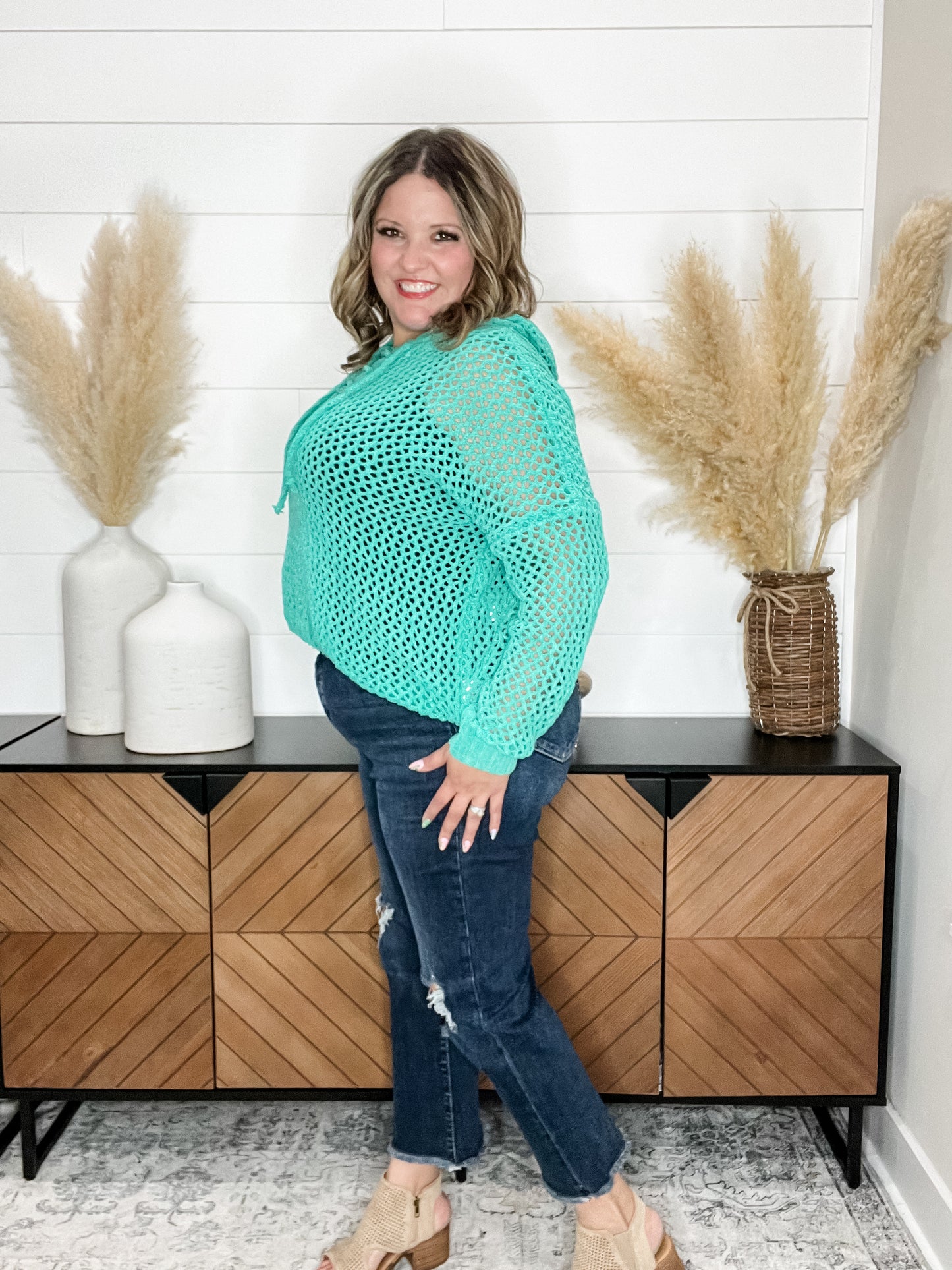 "Dylan" RFM Cropped Distressed Straight Leg