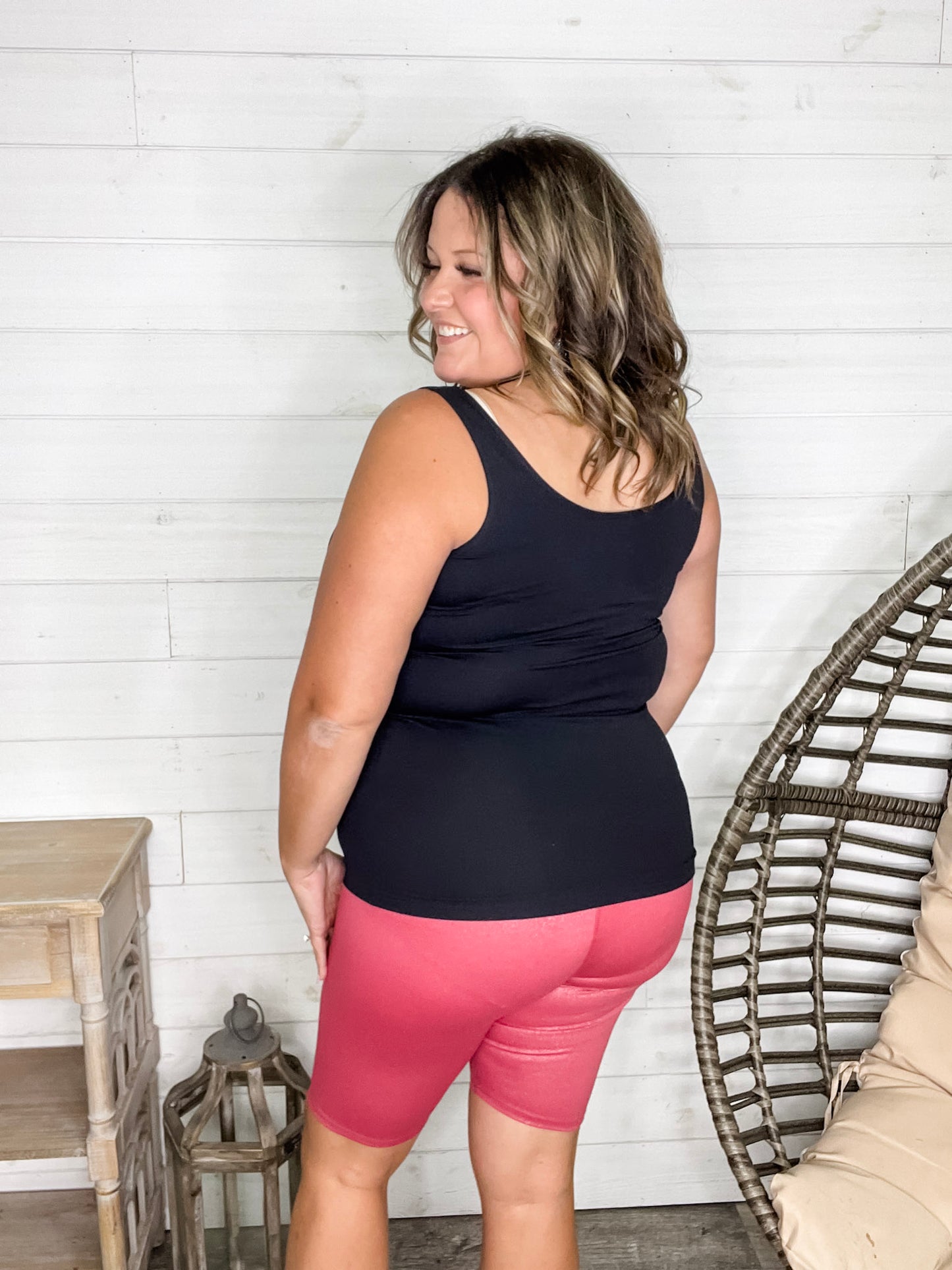 "Add A Little Sparkle" Bike Shorts (Rose)
