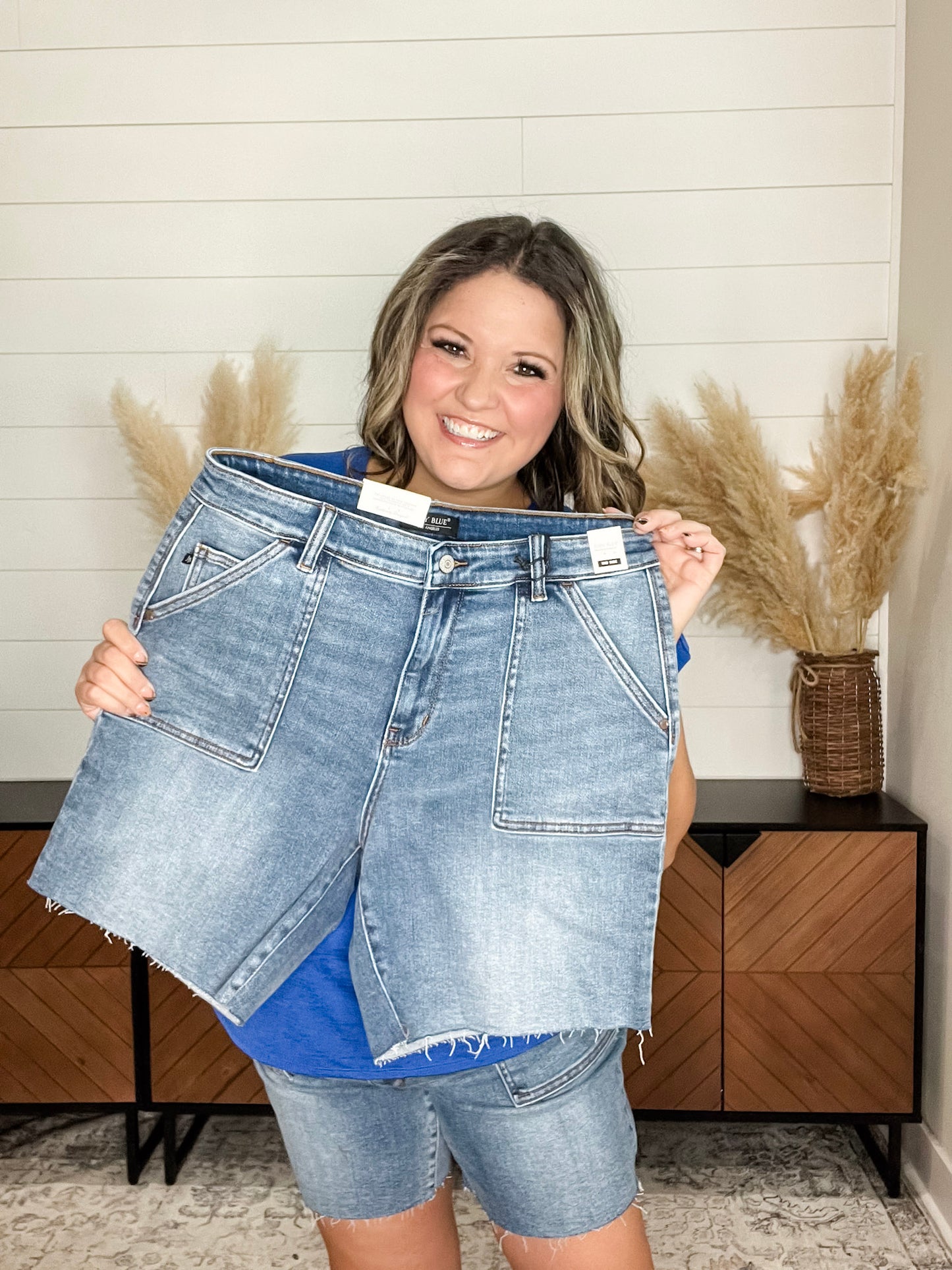 Judy Blue Utility Pocket Bermuda Shorts