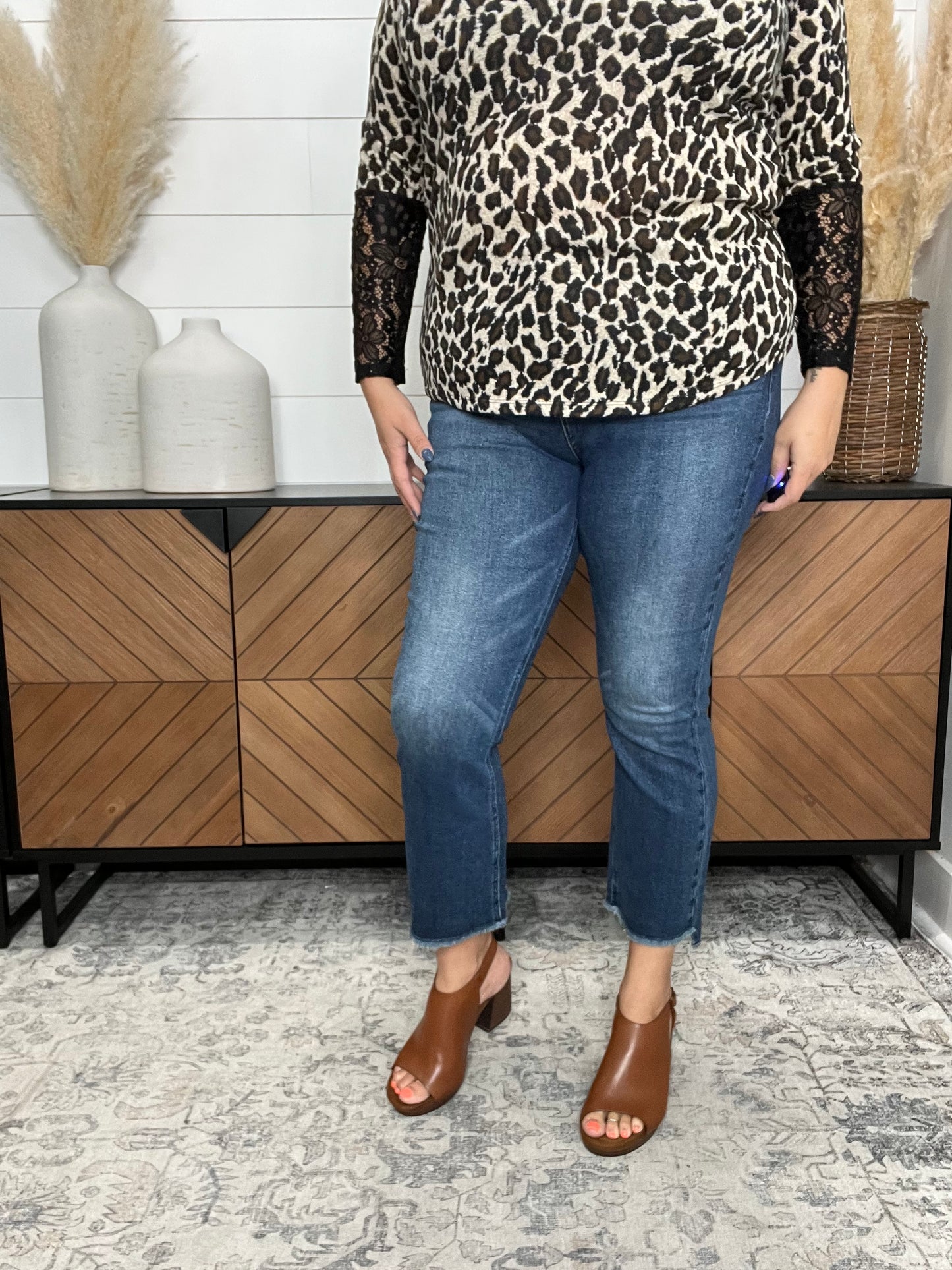 Judy Blue Smarty Pants Kick Flare