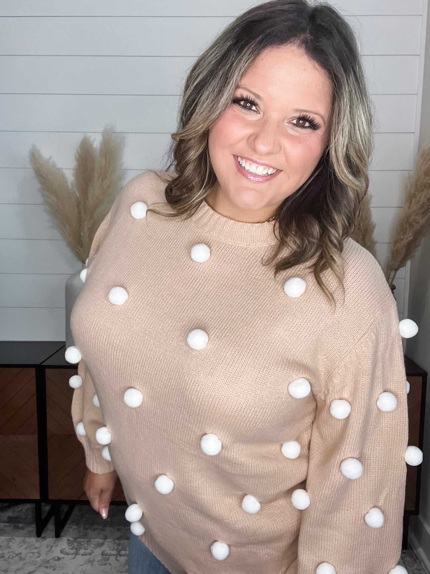 "Cottontail" Long Sleeve Sweater