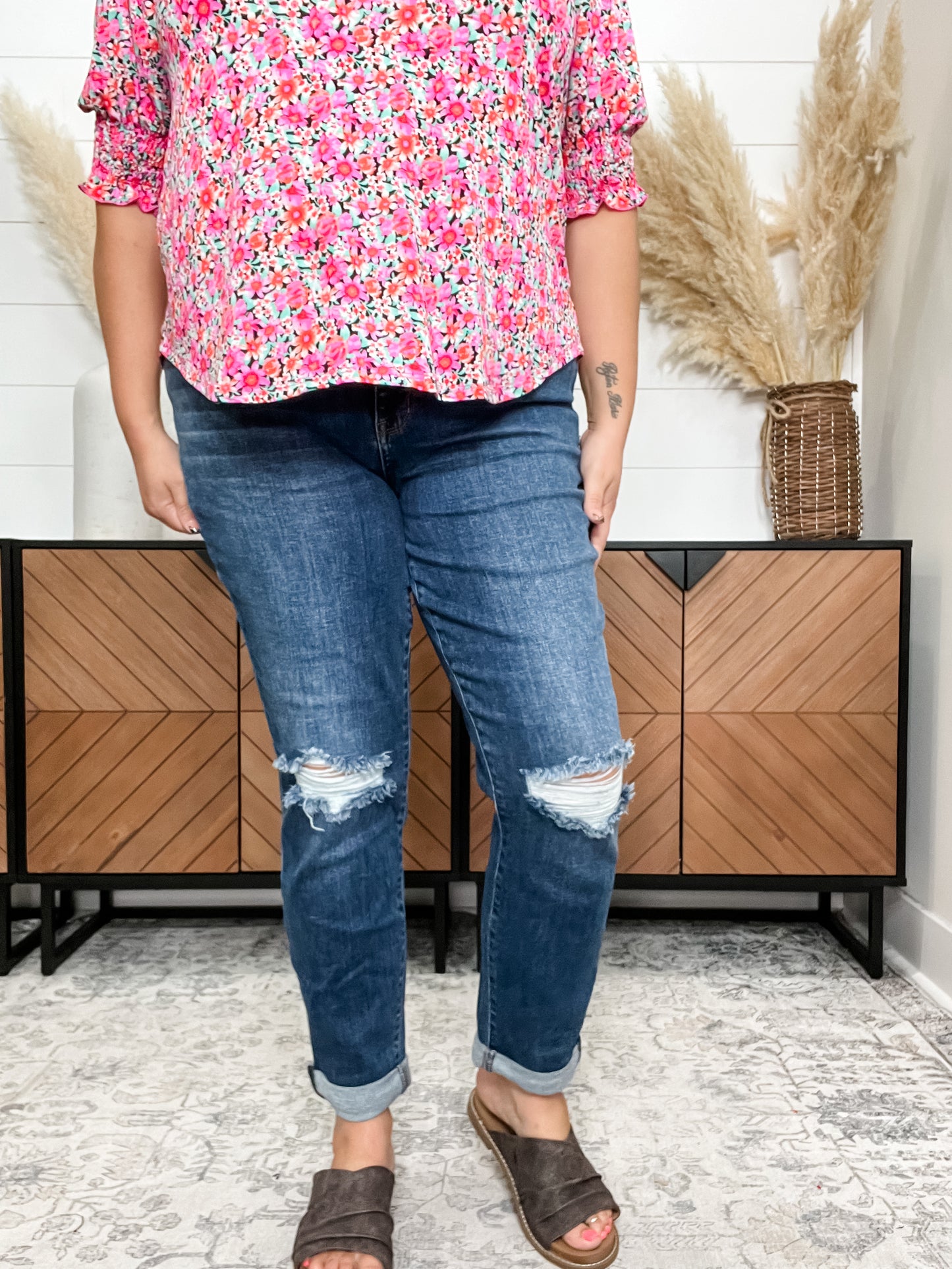 Judy Blue "Say Goodbye" Slim Fit Jeans