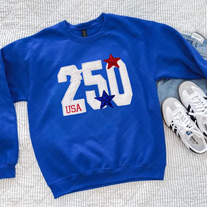 Oh my stars Sweatshirt appliqué USA edition