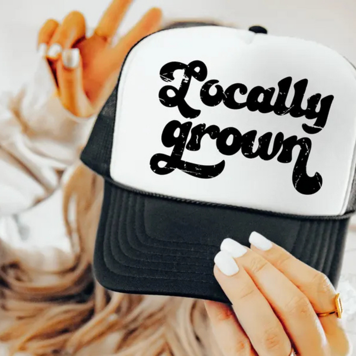 Locally grown snapback hat
