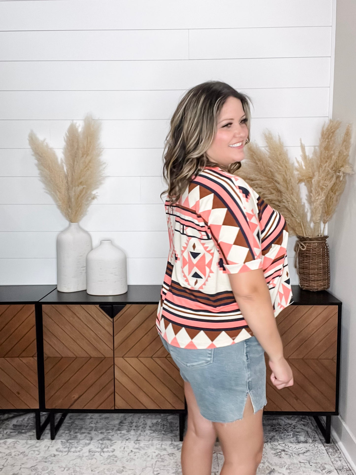 "Leslie" Cap Sleeve High Low Boxy Top