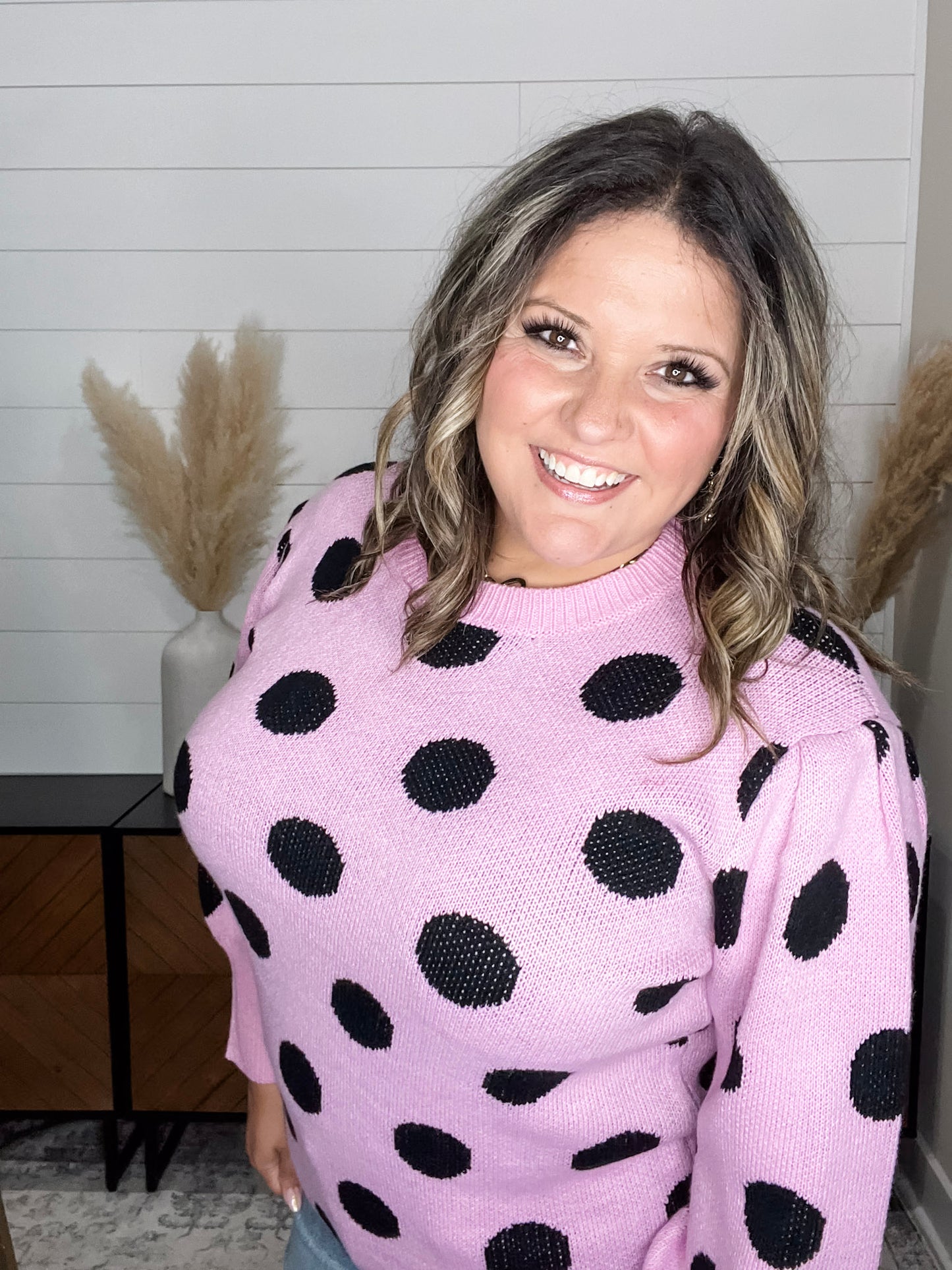 "I Say Yes" Polka Dot Sweater