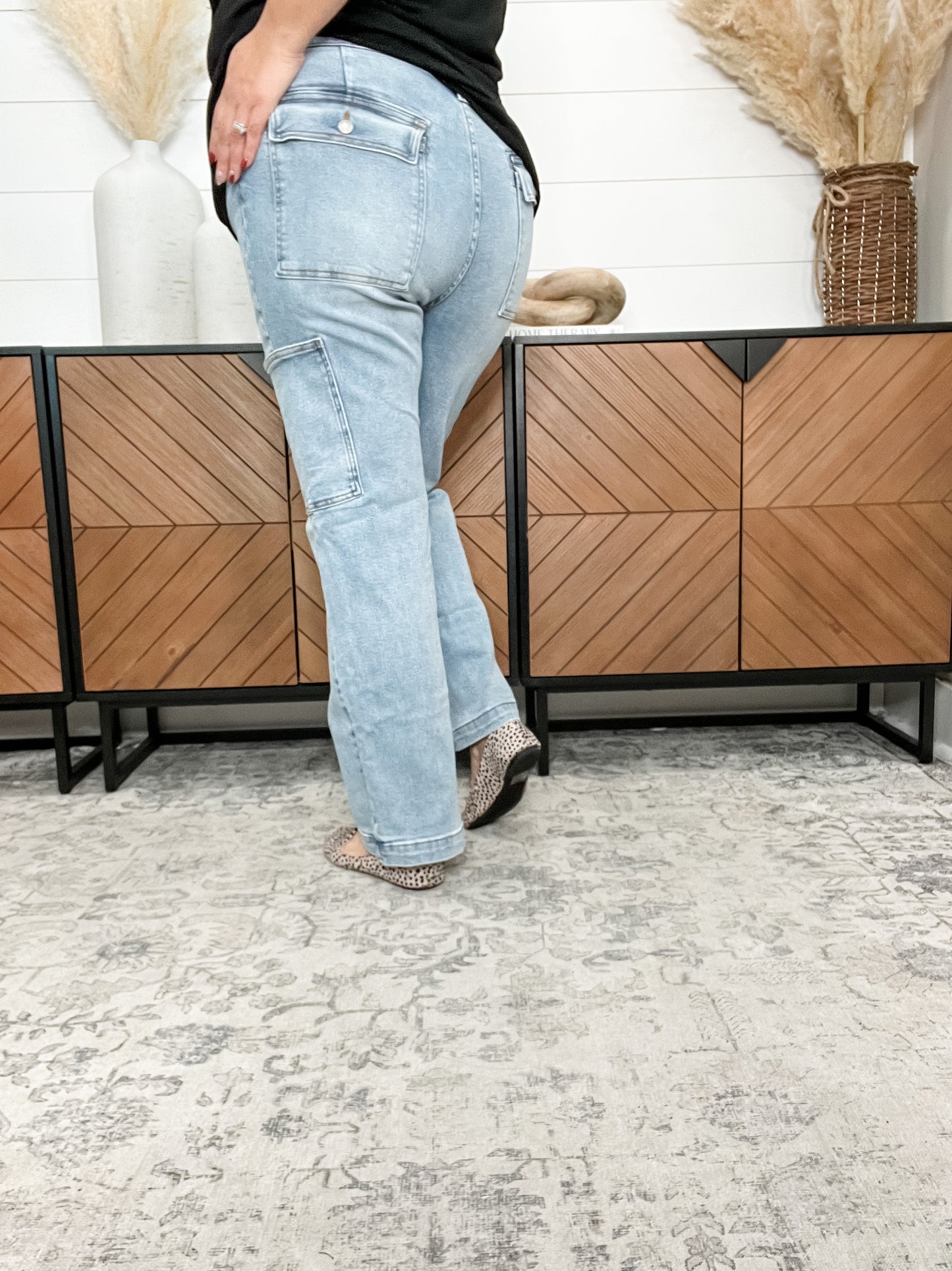 Judy Blue "Slight of Hand" Cargo Wide Leg