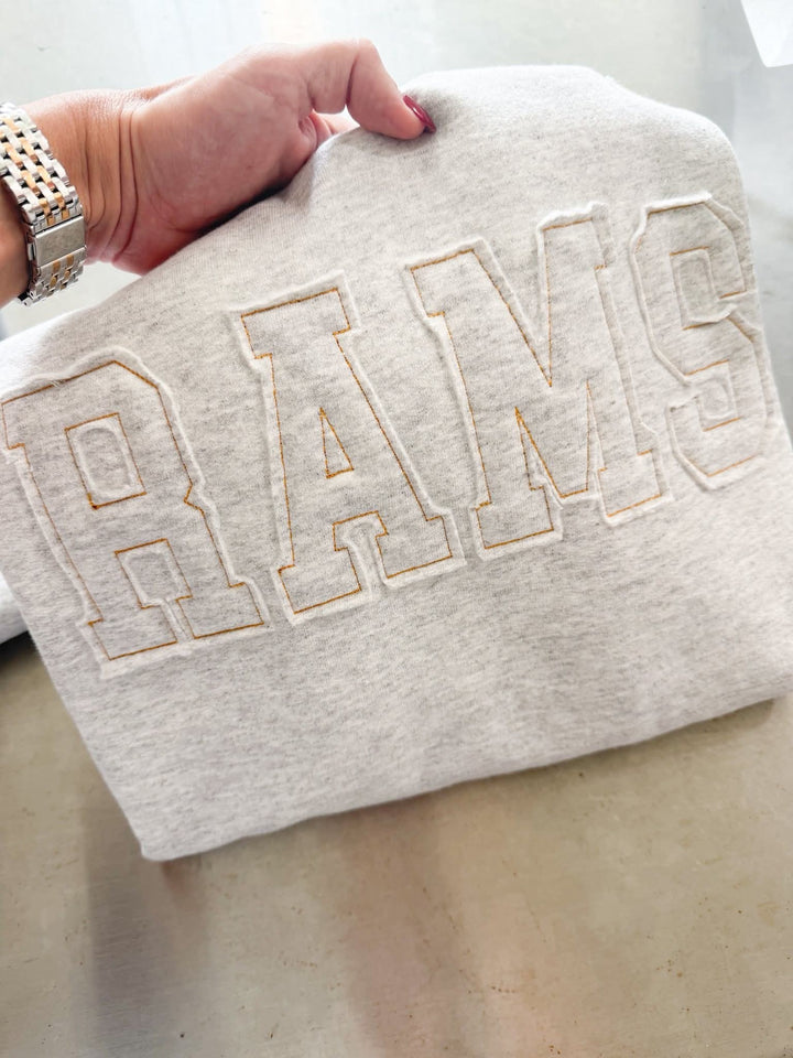 Custom Name Applique Embroidered Crewnecks