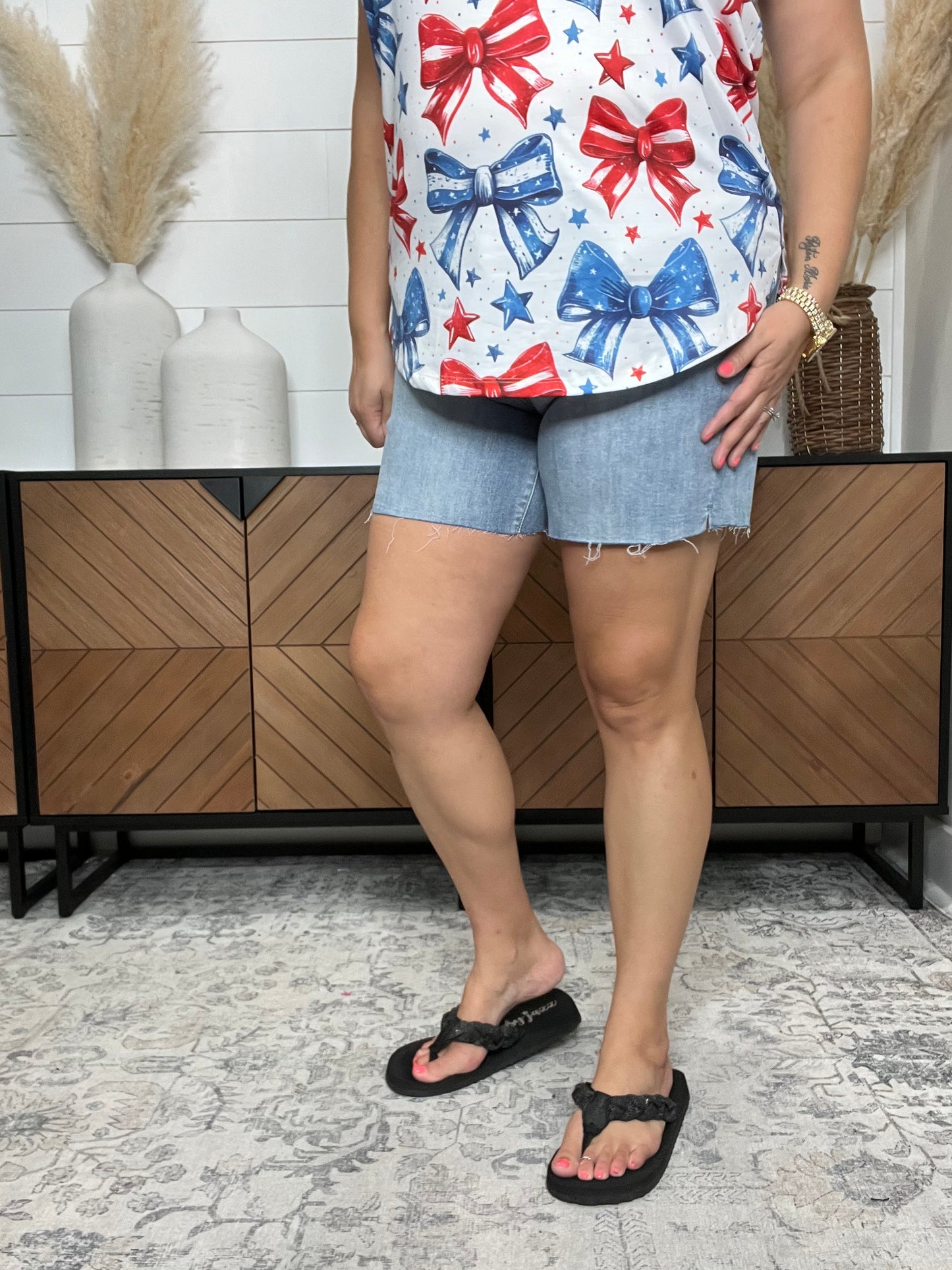 Judy Blue "That's a Wrap" Cutoff Shorts