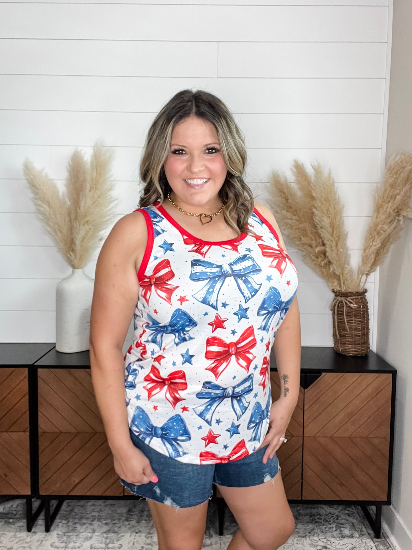 "Bows and Stars" Tank Top