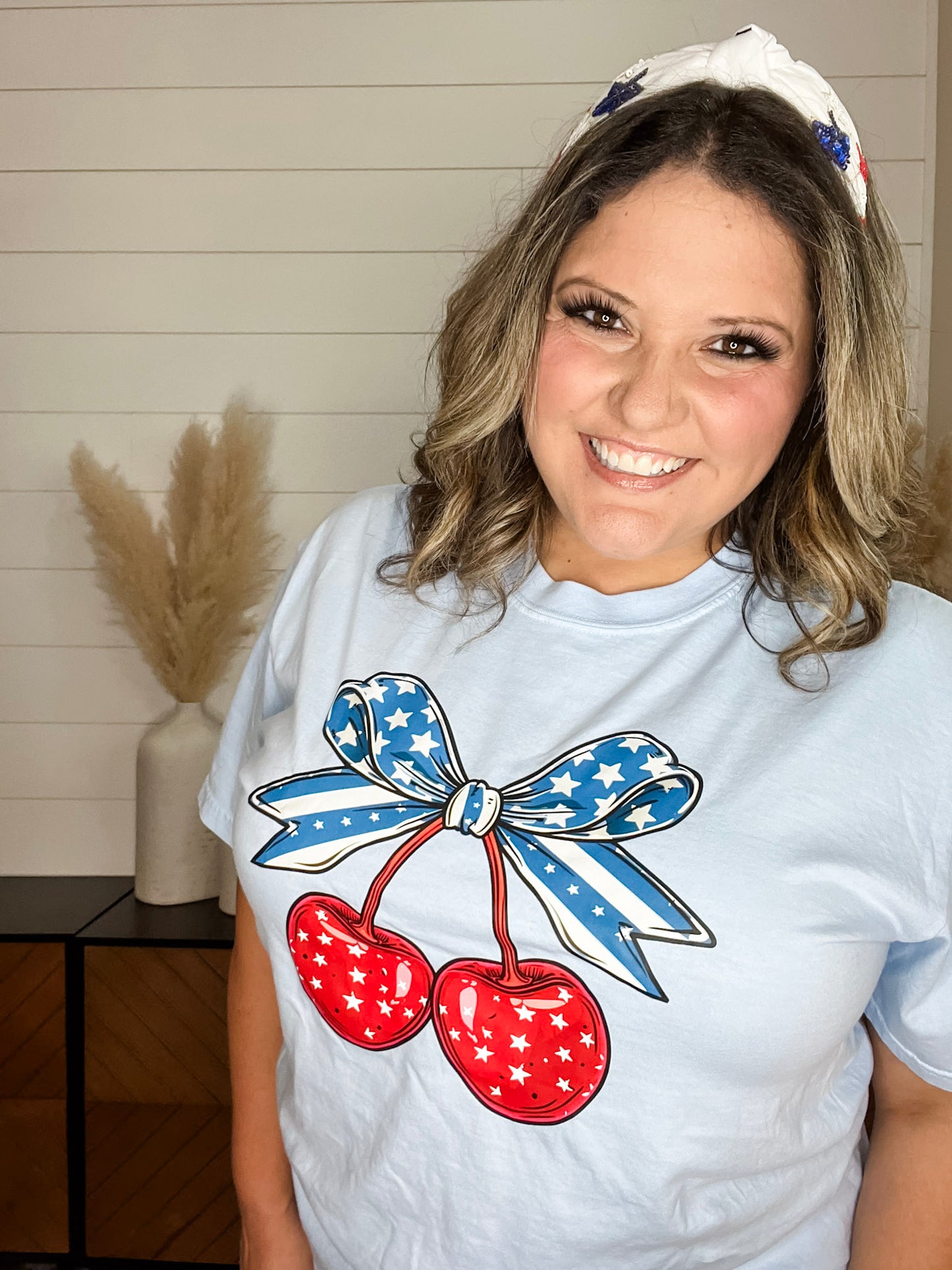 *Made To Order* Patriotic Cherries Graphic Tee