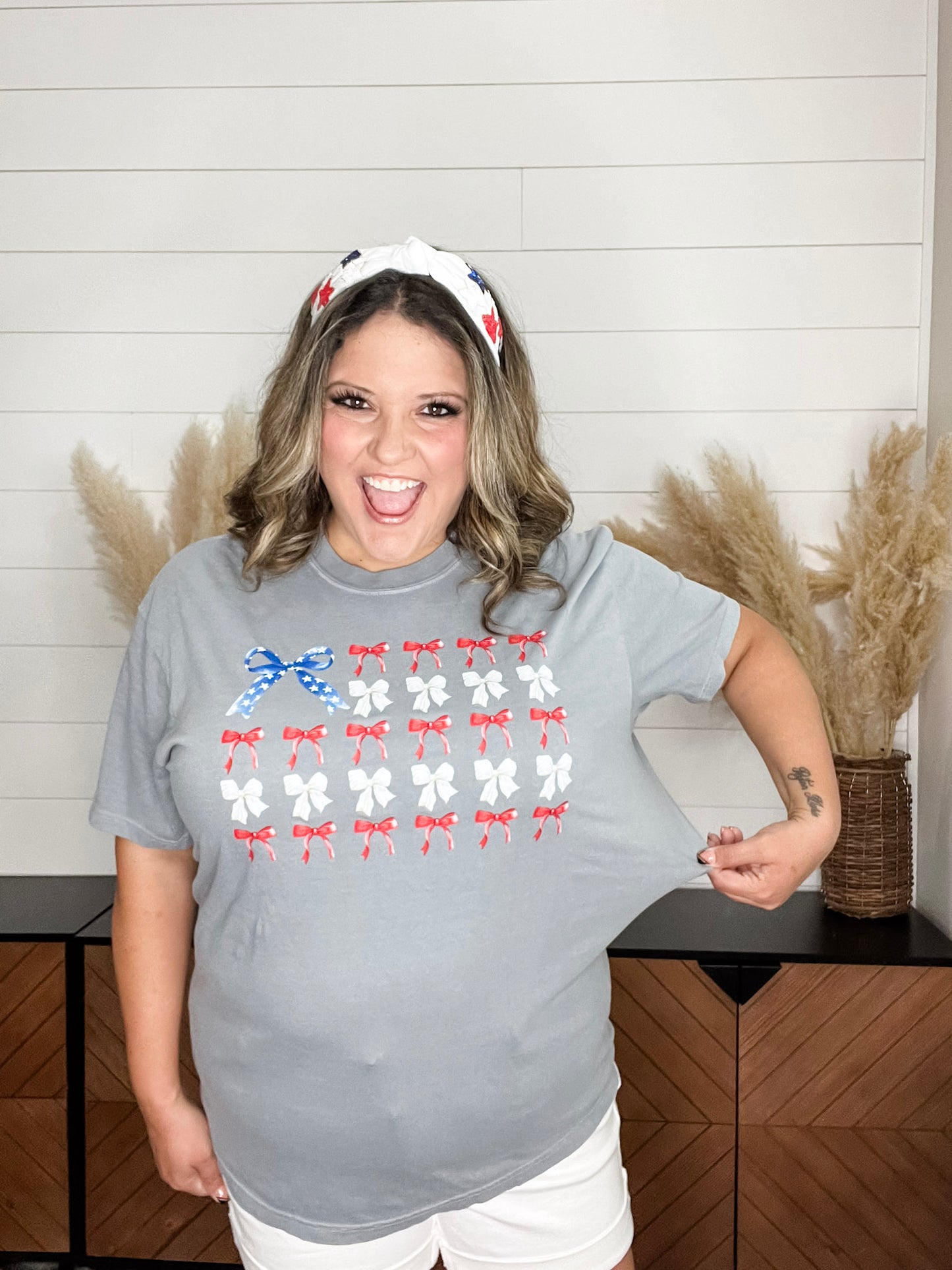 *Made To Order* 4th Of July Bows Graphic Tee