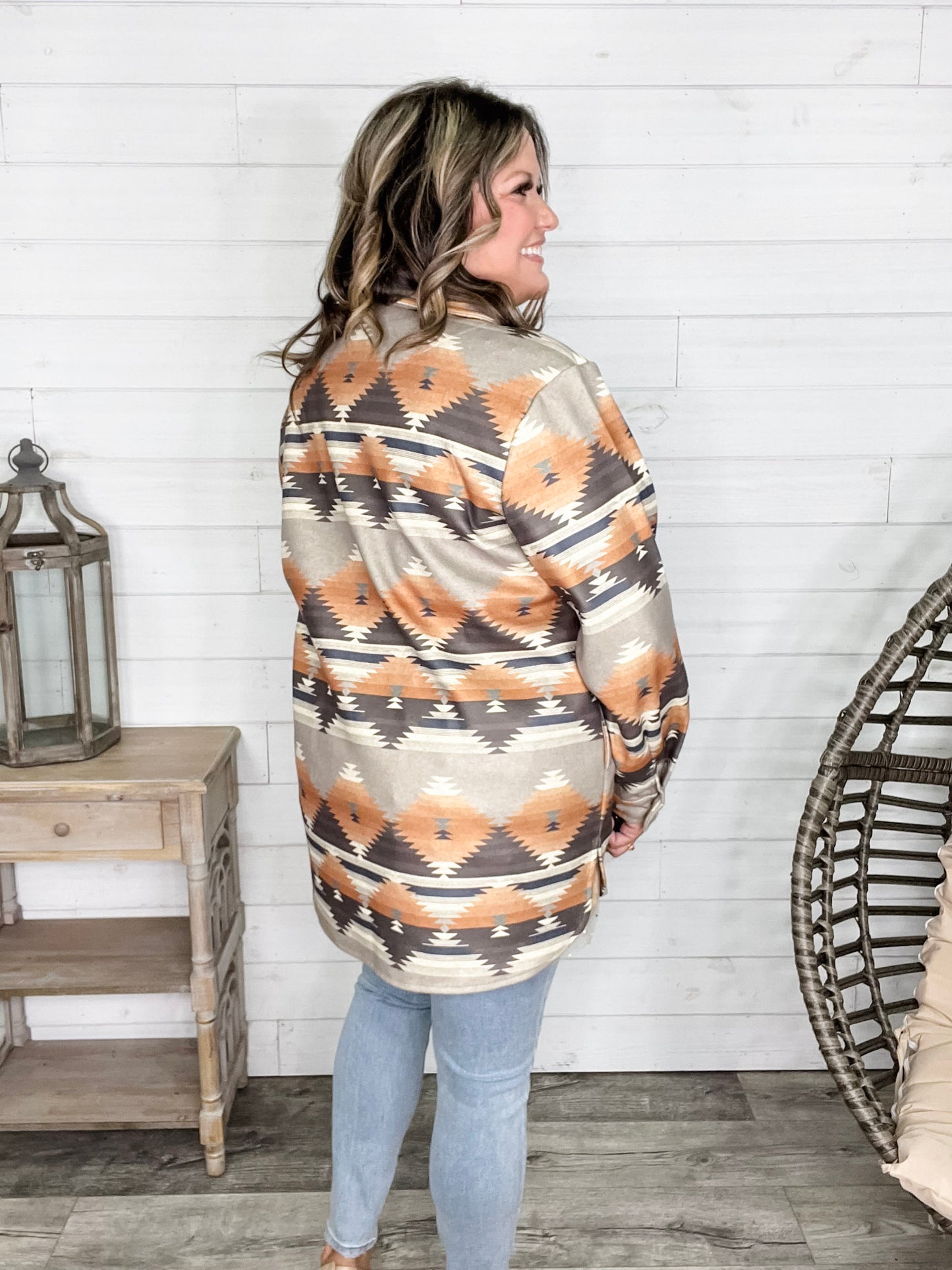 "Down home" Aztec Jacket