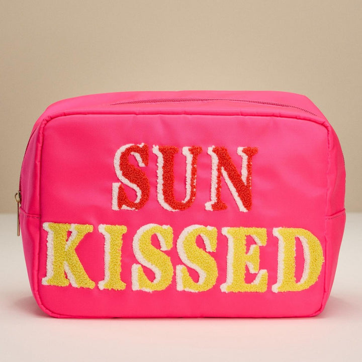 Nylon "SUN KISSED" Chenille Patch Pouch