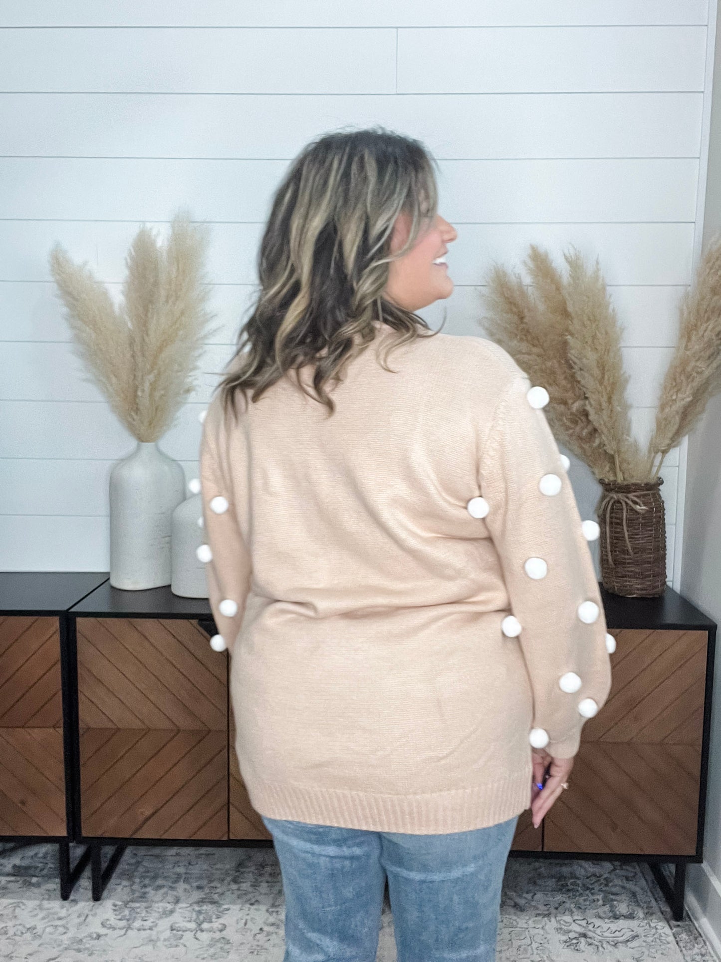 "Cottontail" Long Sleeve Sweater