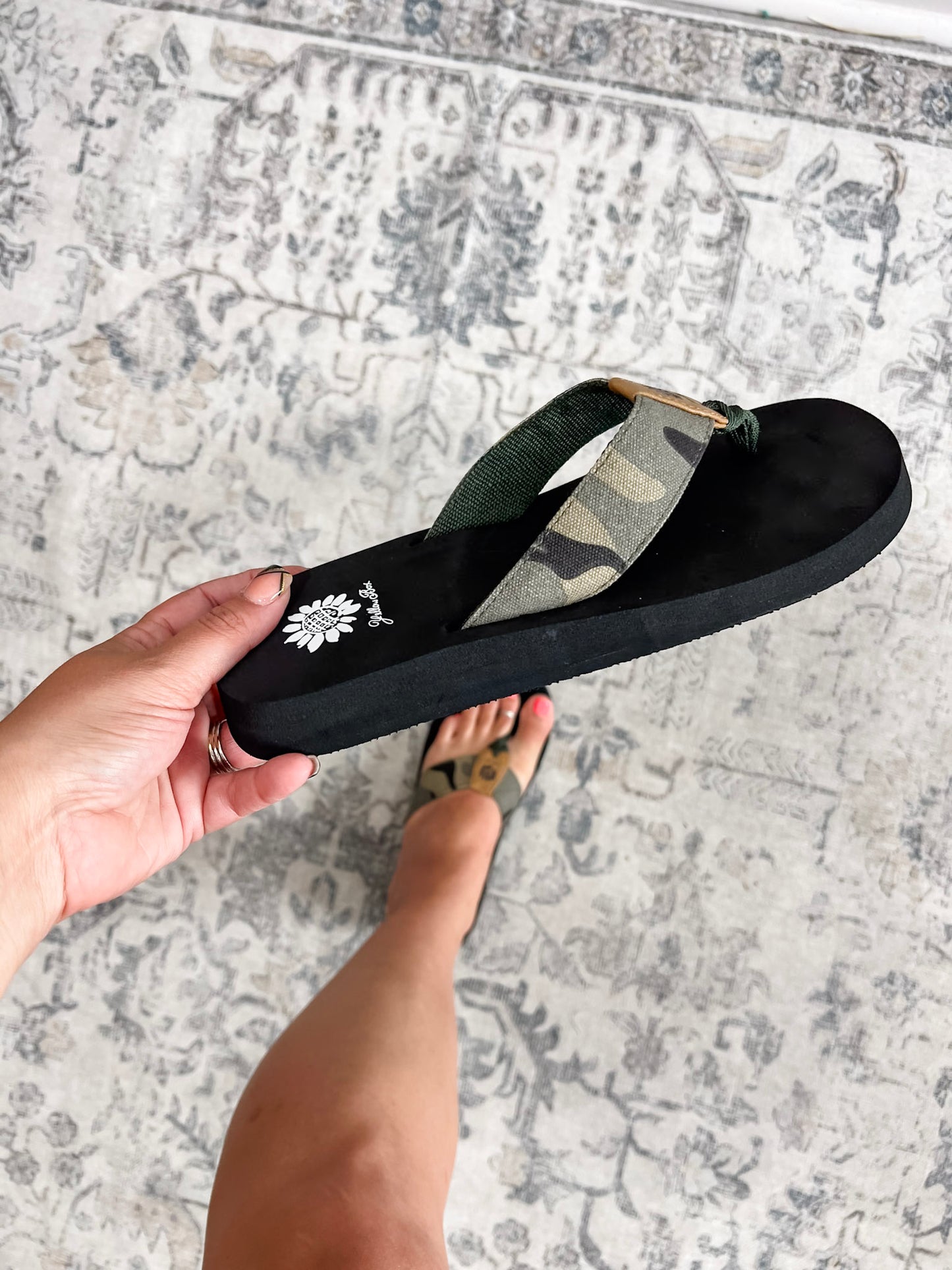 "Finwick" Flip Flop By Yellowbox (Camo)