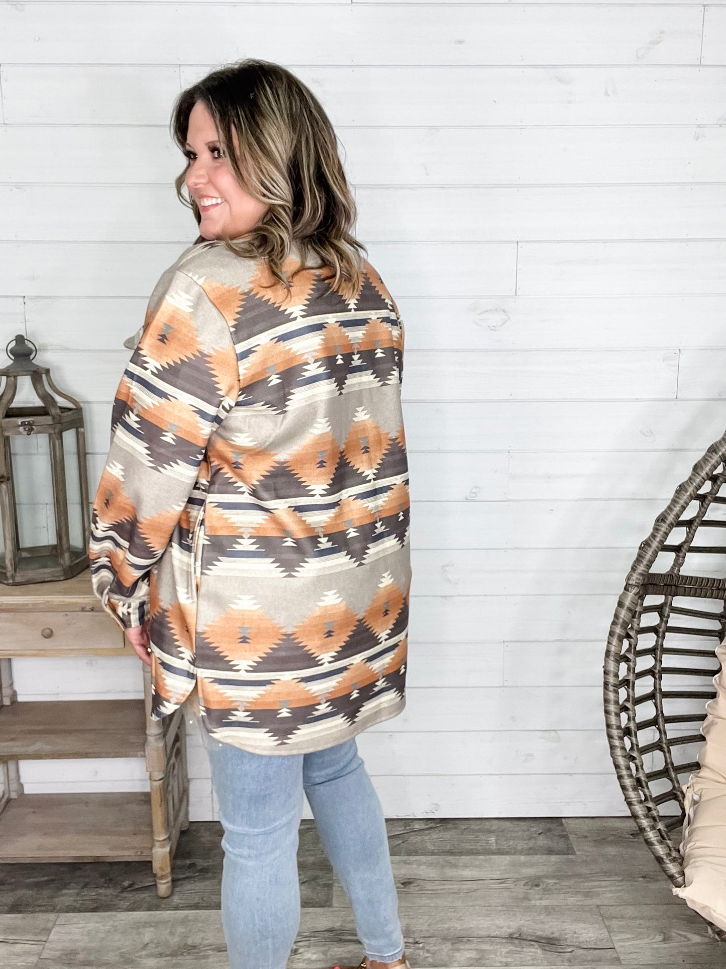"Down home" Aztec Jacket