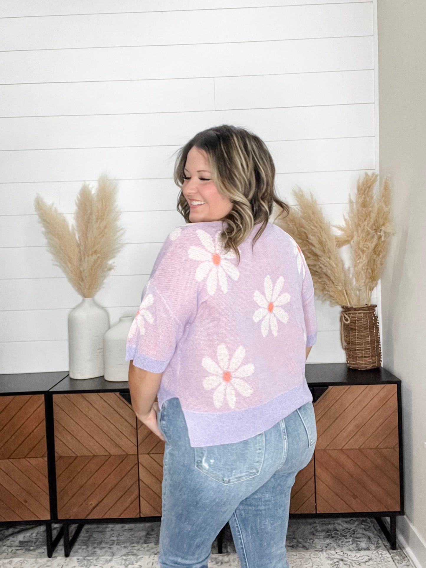 "Forever" Short Sleeve Sweater