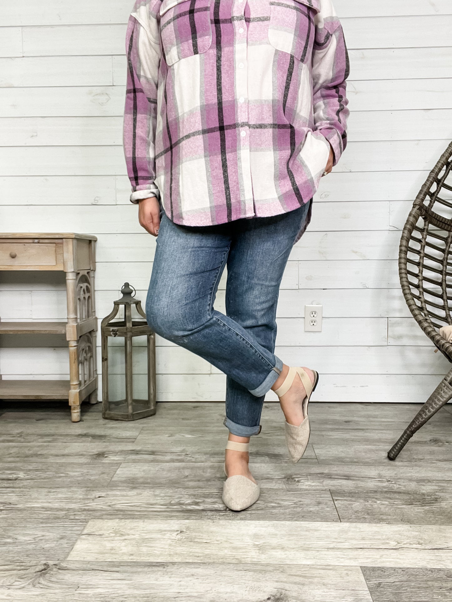 Judy Blue "Say It Ain't So" Boyfriend Jeans