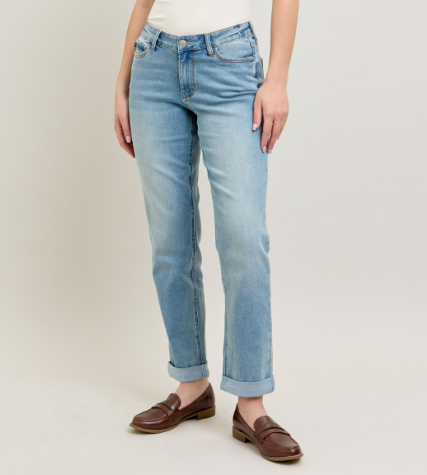 Judy Blue "Cold Summer" Cooling Denim Boyfriend Jeans