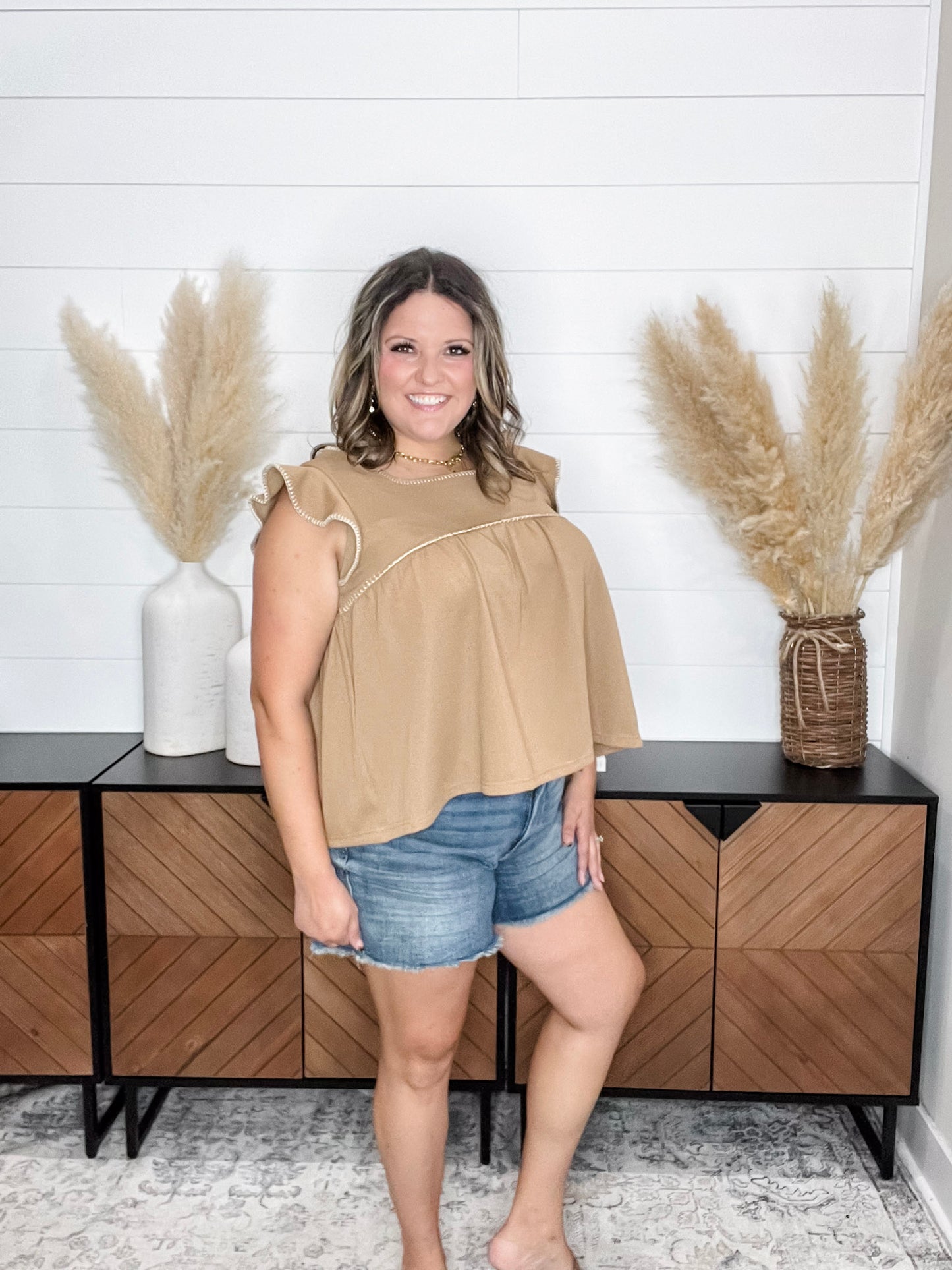 Judy Blue "She Gone" Tummy Control Shorts