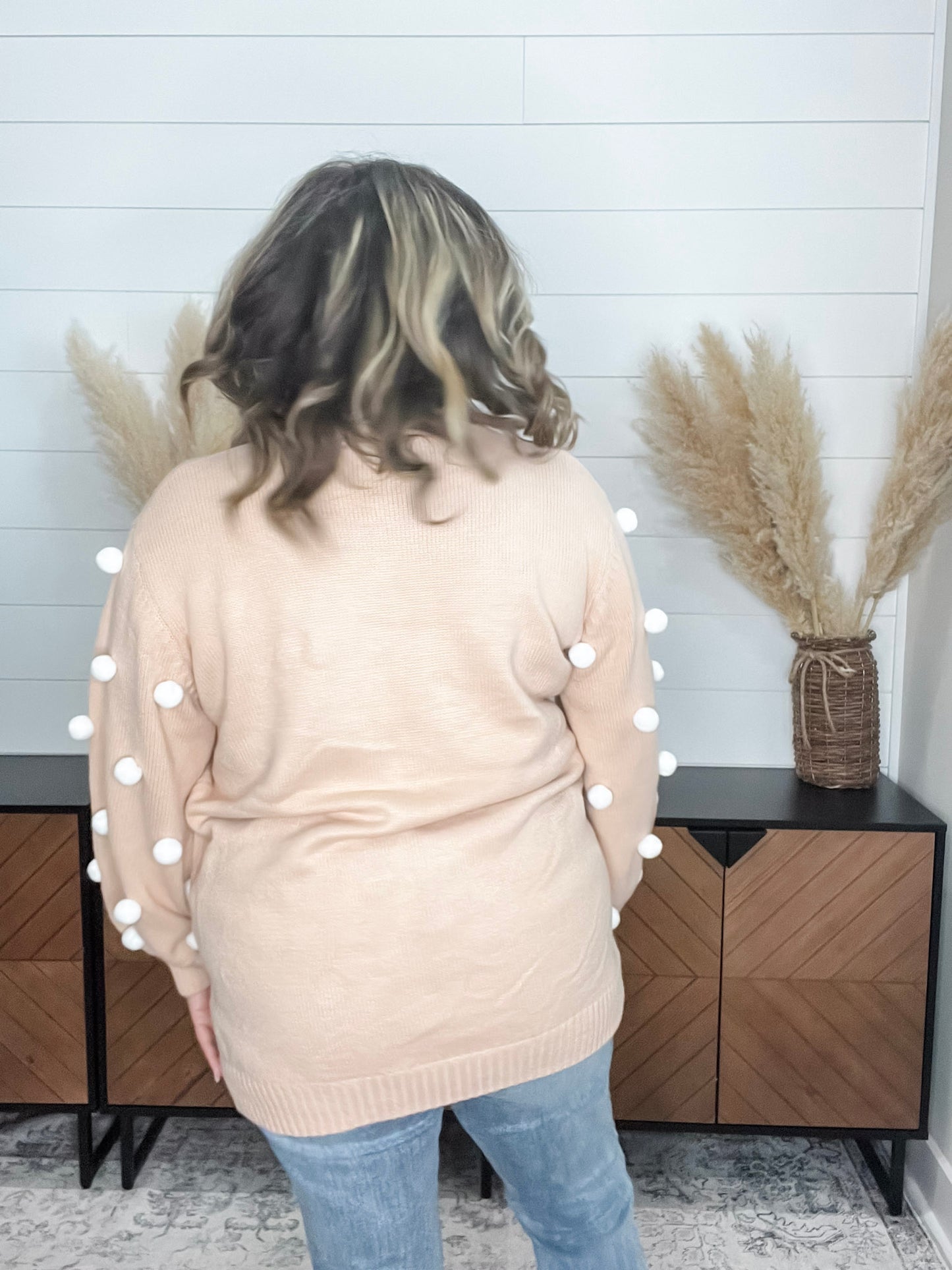 "Cottontail" Long Sleeve Sweater