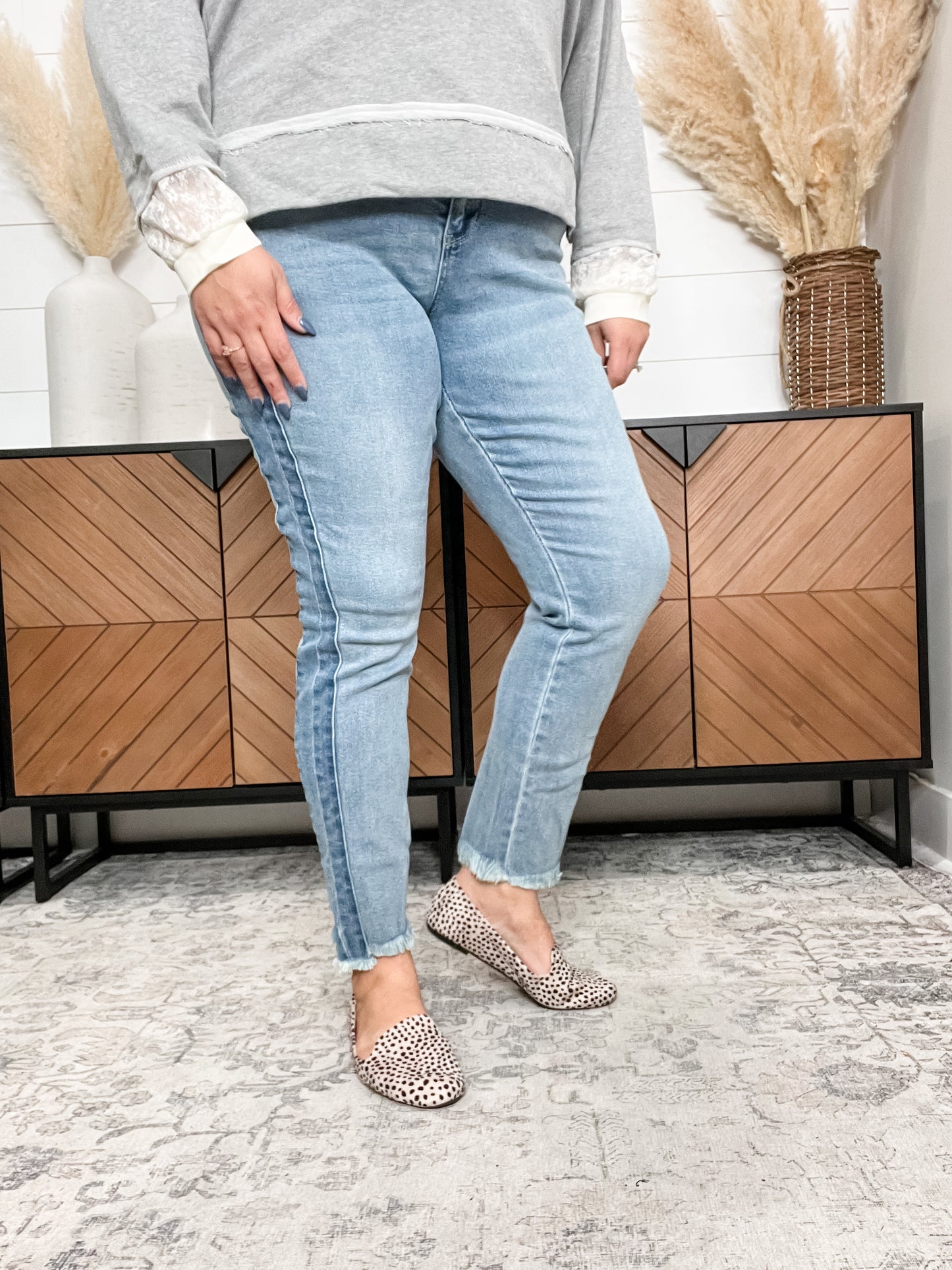 Judy Blue "Seems Good" Side Seam Slim Fit Jeans